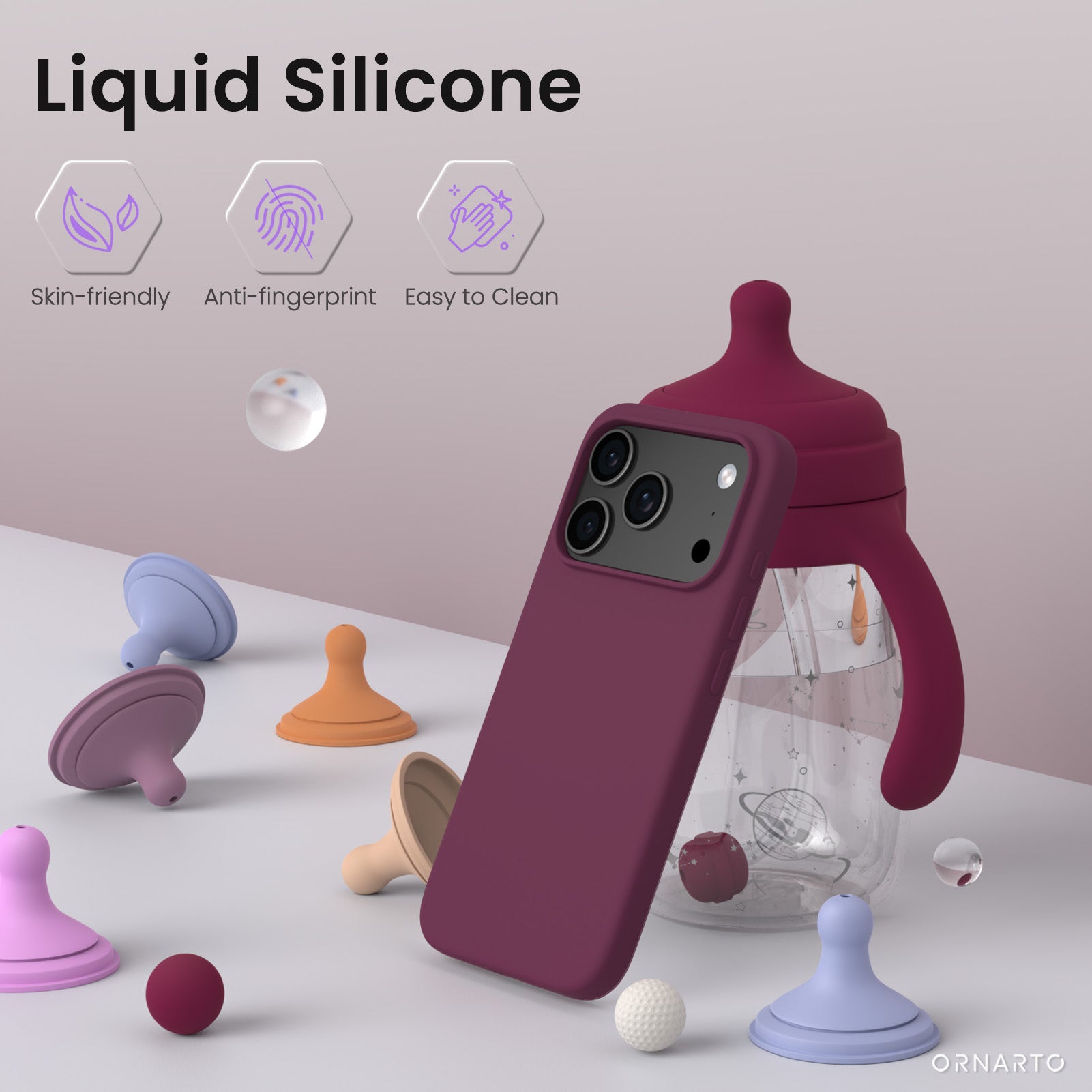 Liquid Silicone Case for iPhone 17 Series