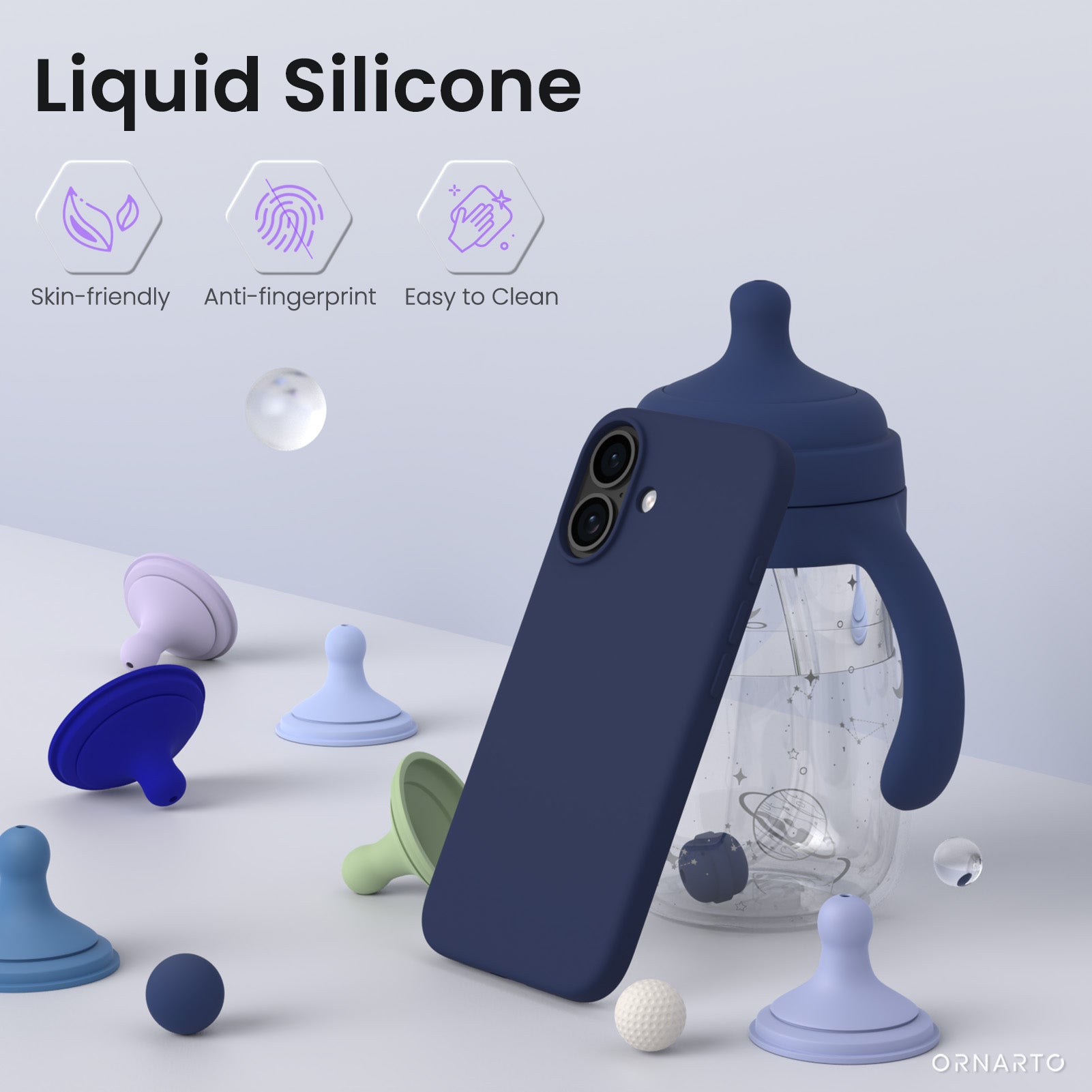 Liquid Silicone Case for iPhone 17 Series