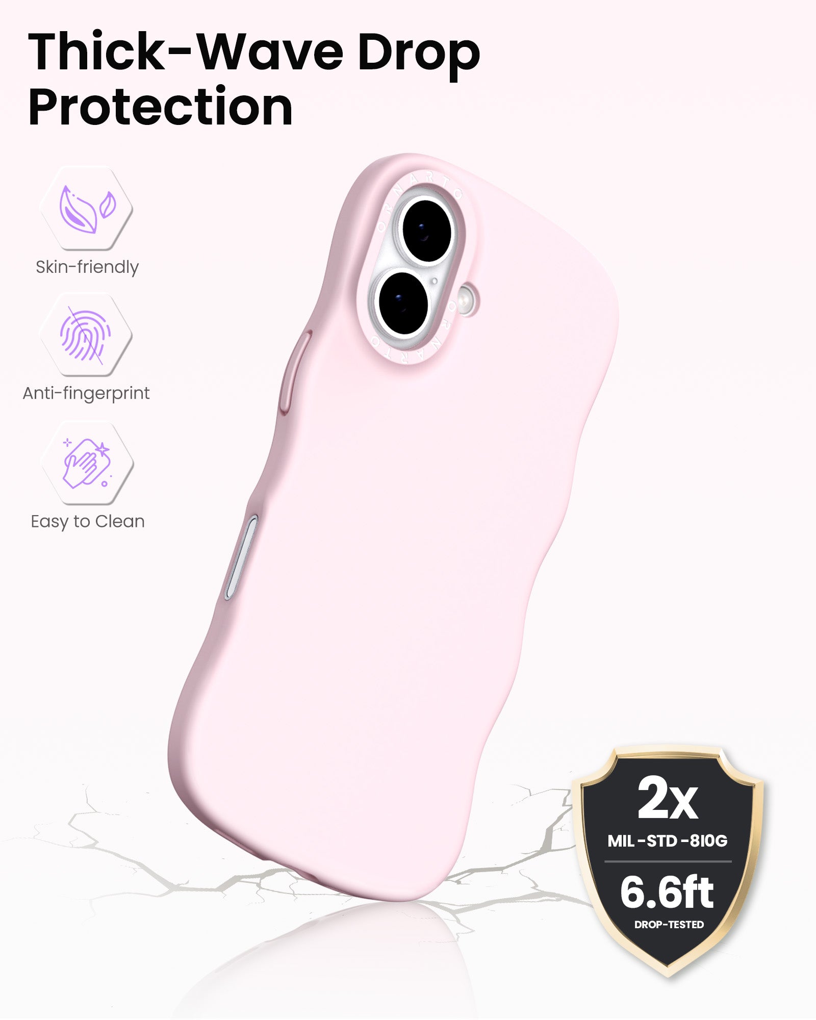 Wavy Liquid Silicone for iPhone 17 Series