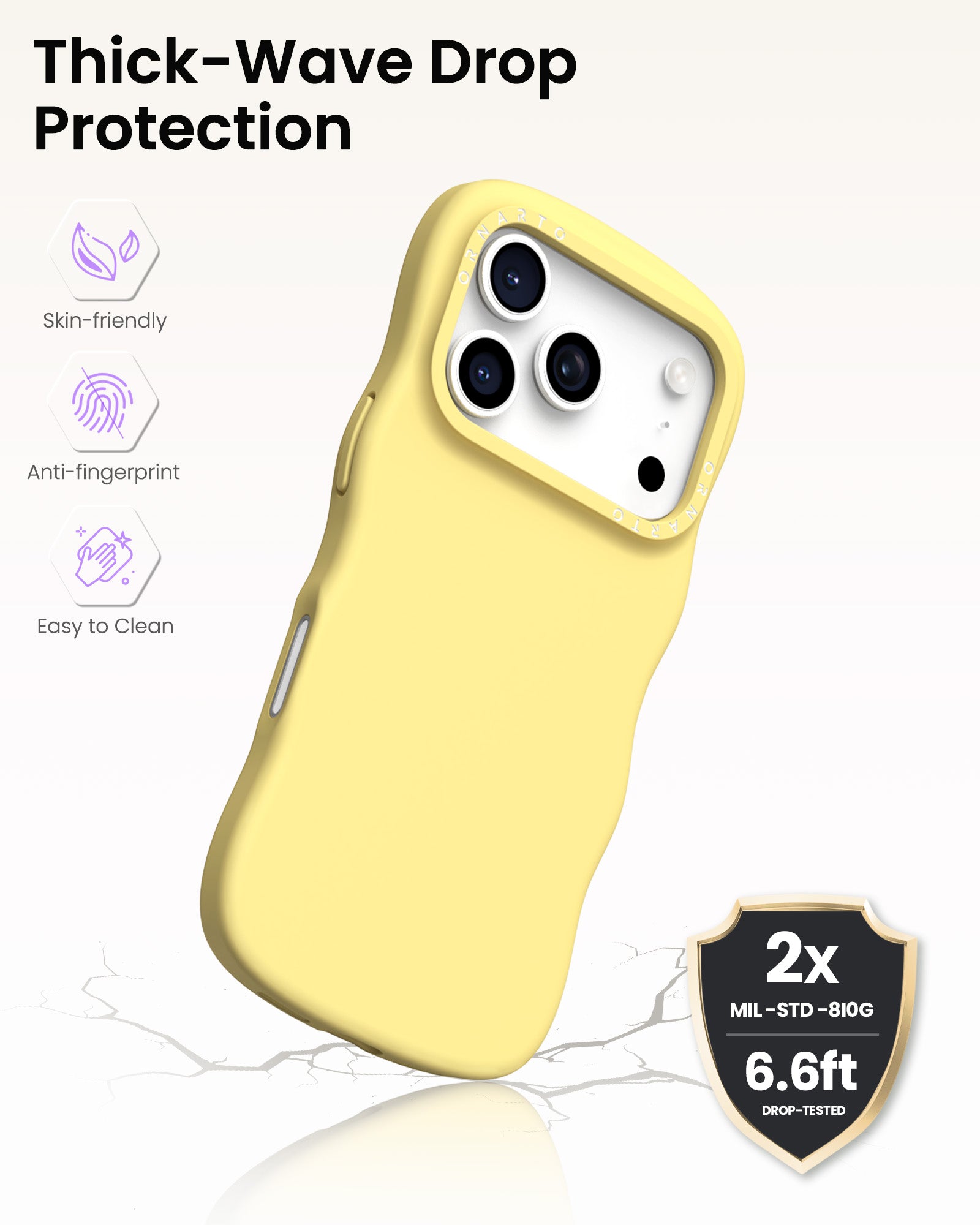 Wavy Liquid Silicone for iPhone 17 Series