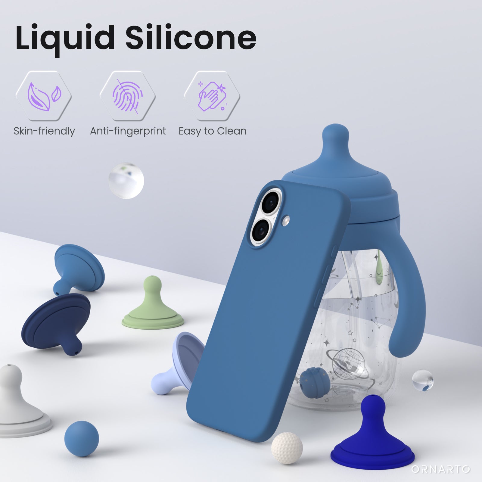 Liquid Silicone Case for iPhone 17 Series