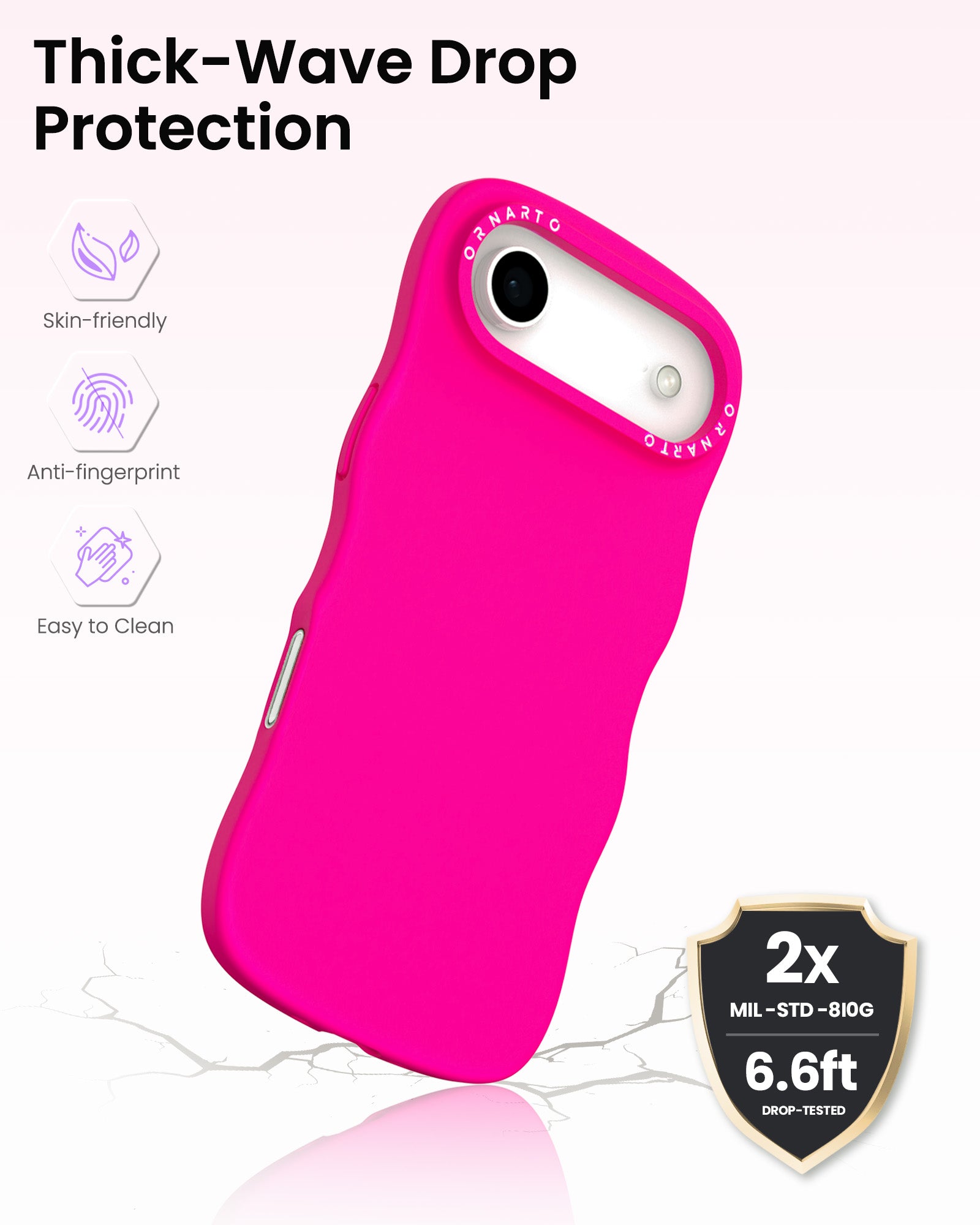 Wavy Liquid Silicone for iPhone 17 Series