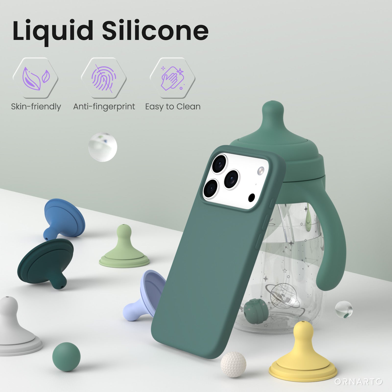 Liquid Silicone Case for iPhone 17 Series
