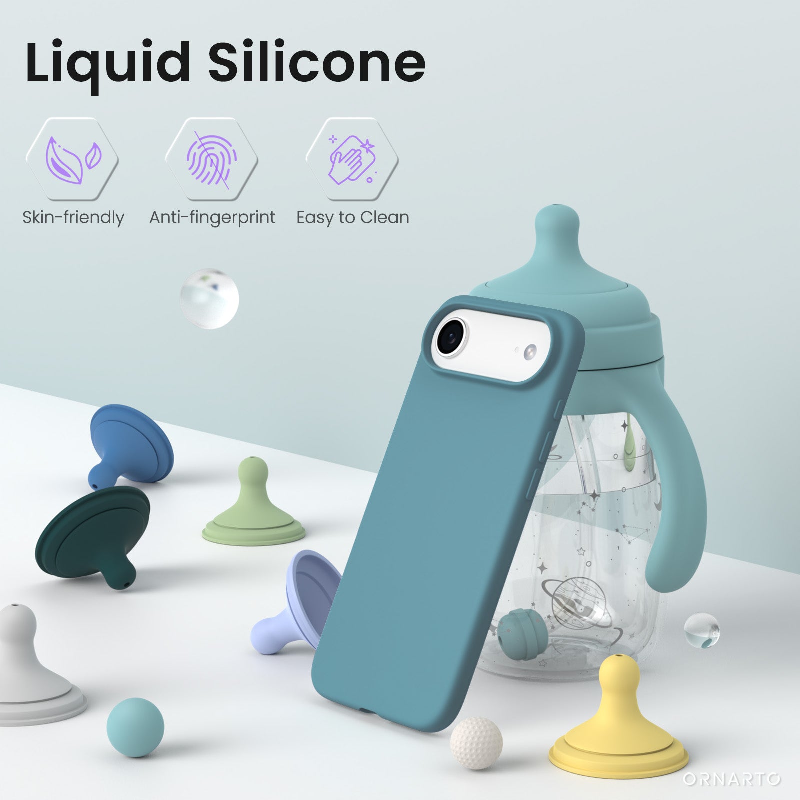 Liquid Silicone Case for iPhone 17 Series
