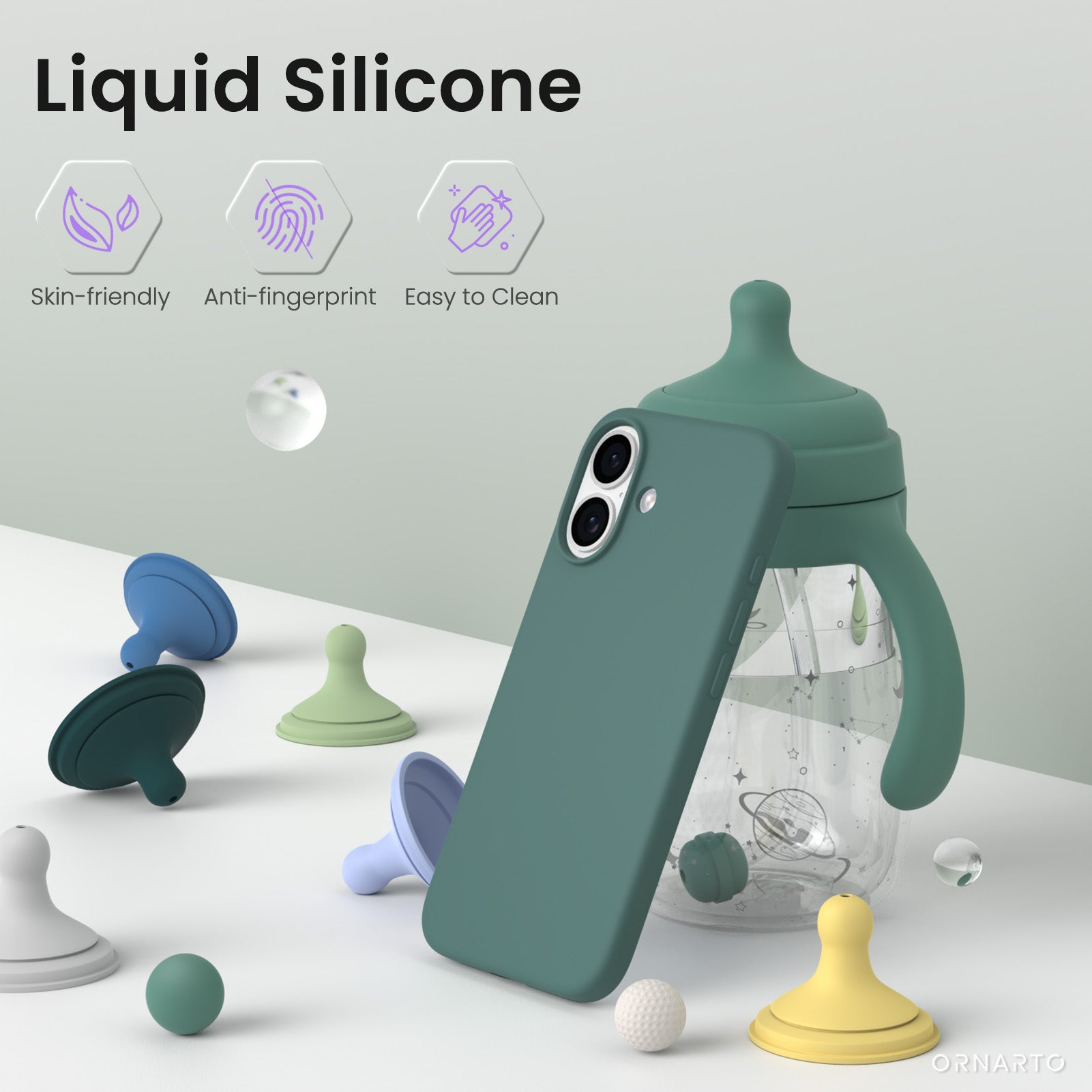 Liquid Silicone Case for iPhone 17 Series