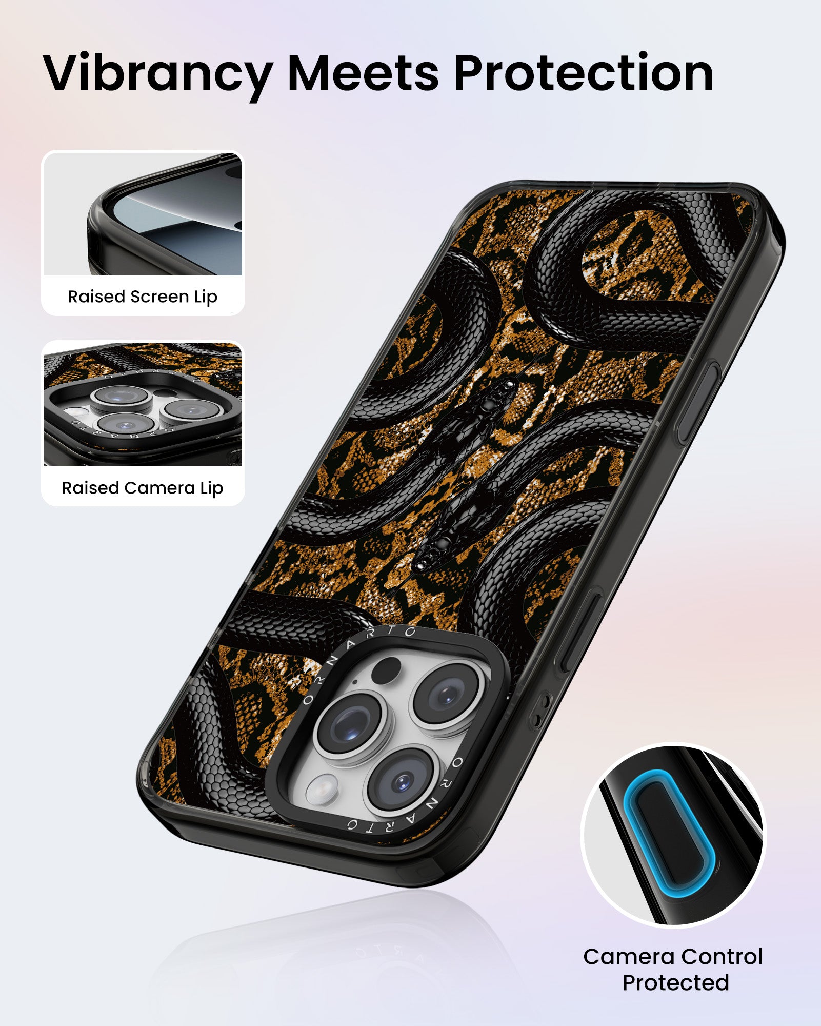 Patterned Clear Cases for iPhone 16 Pro / Pro Max