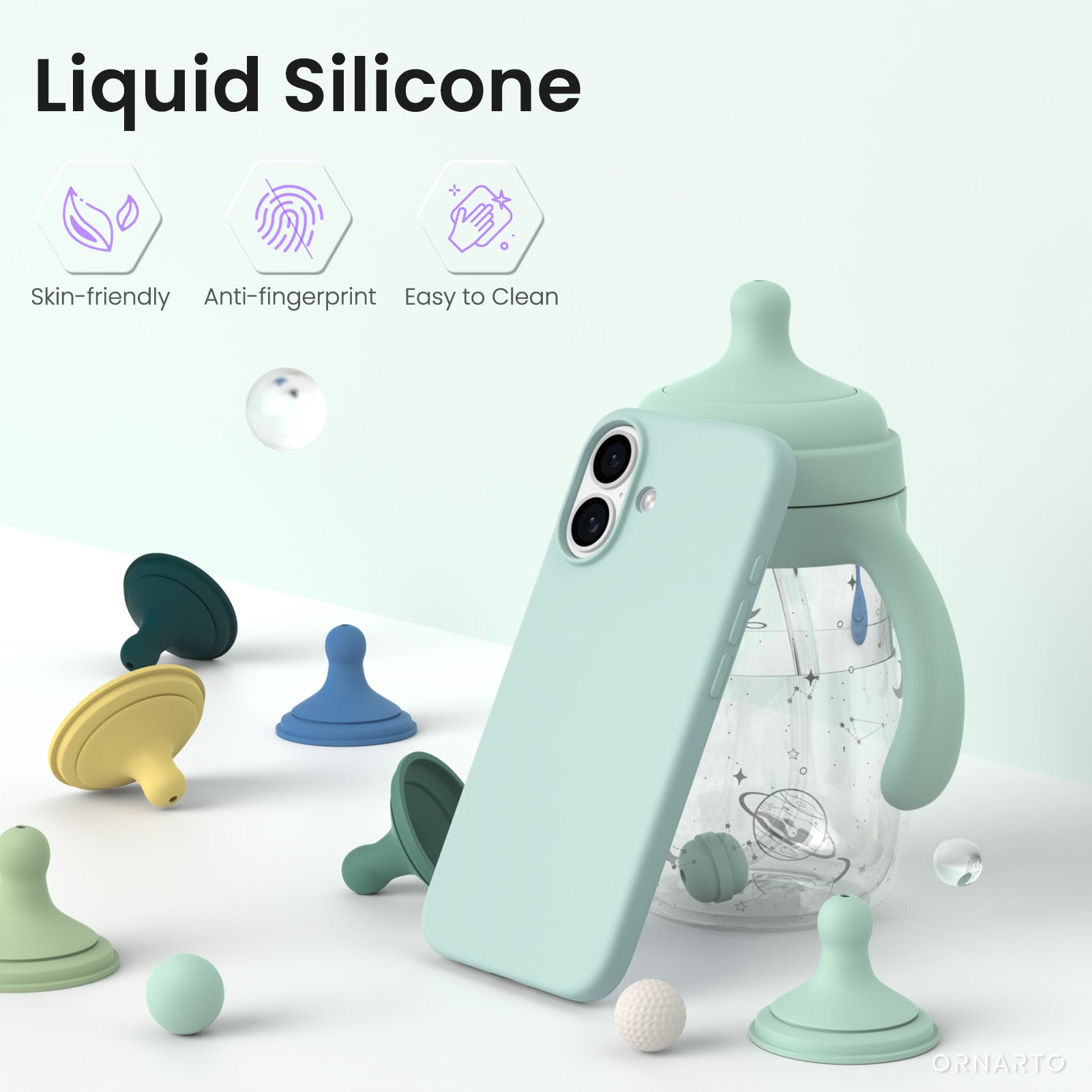 Liquid Silicone Case for iPhone 17 Series