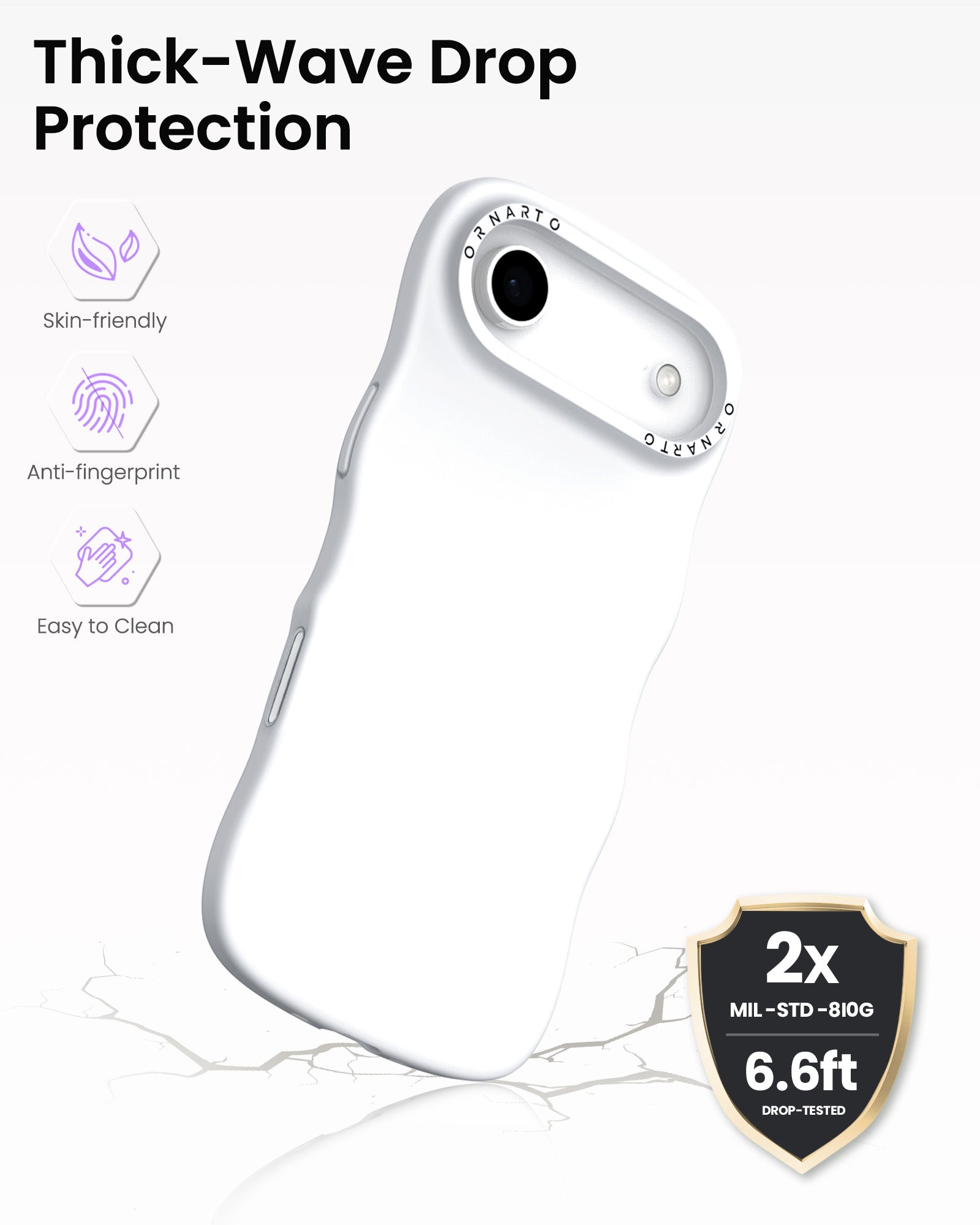 Wavy Liquid Silicone for iPhone 17 Series
