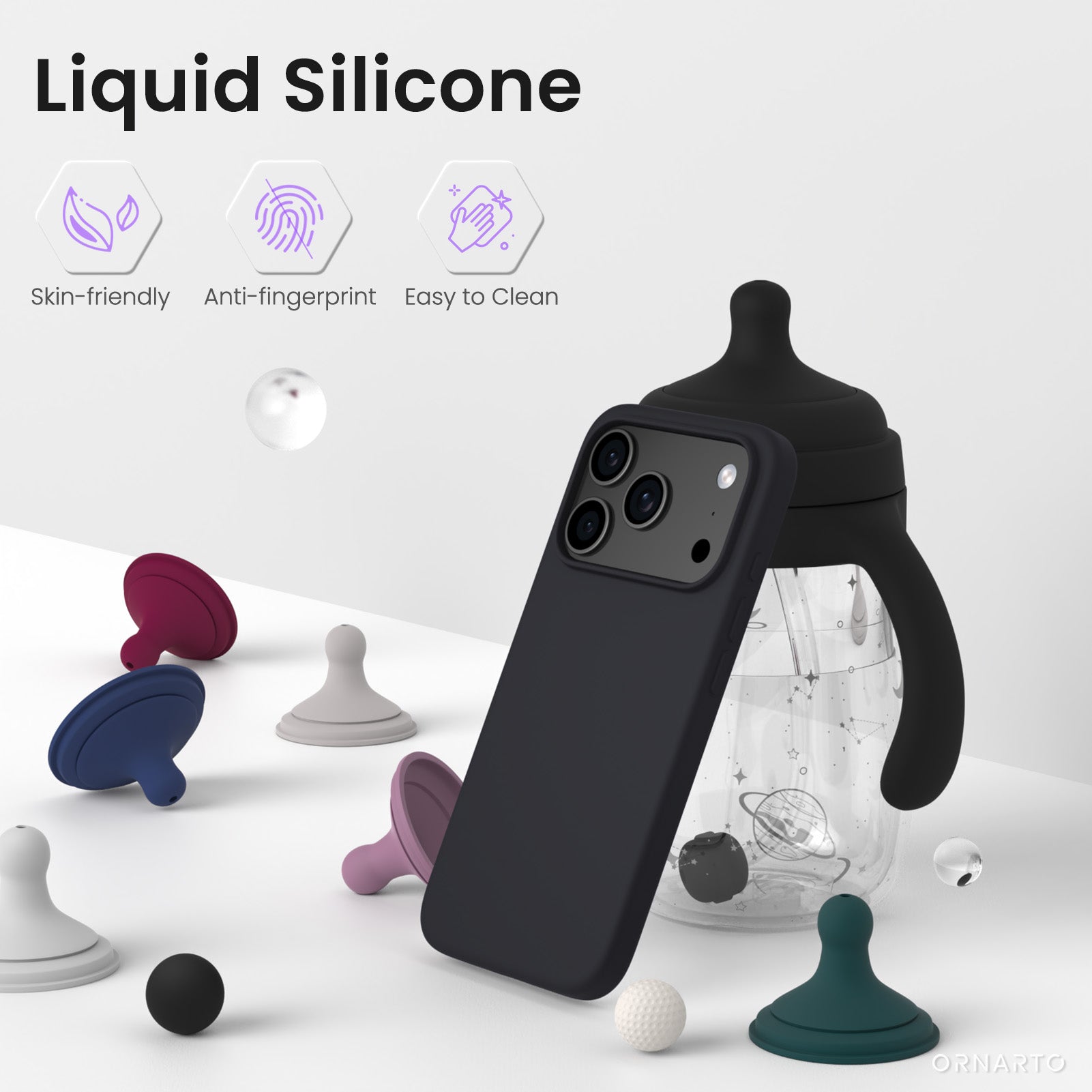 Liquid Silicone Case for iPhone 17 Series
