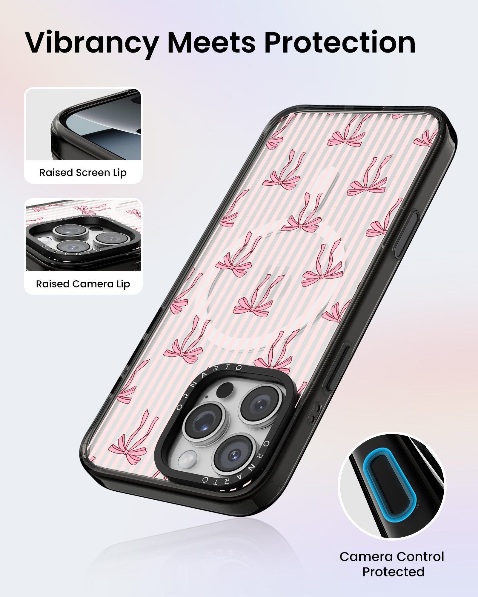 Patterned Clear Cases for iPhone 16 Pro / Pro Max