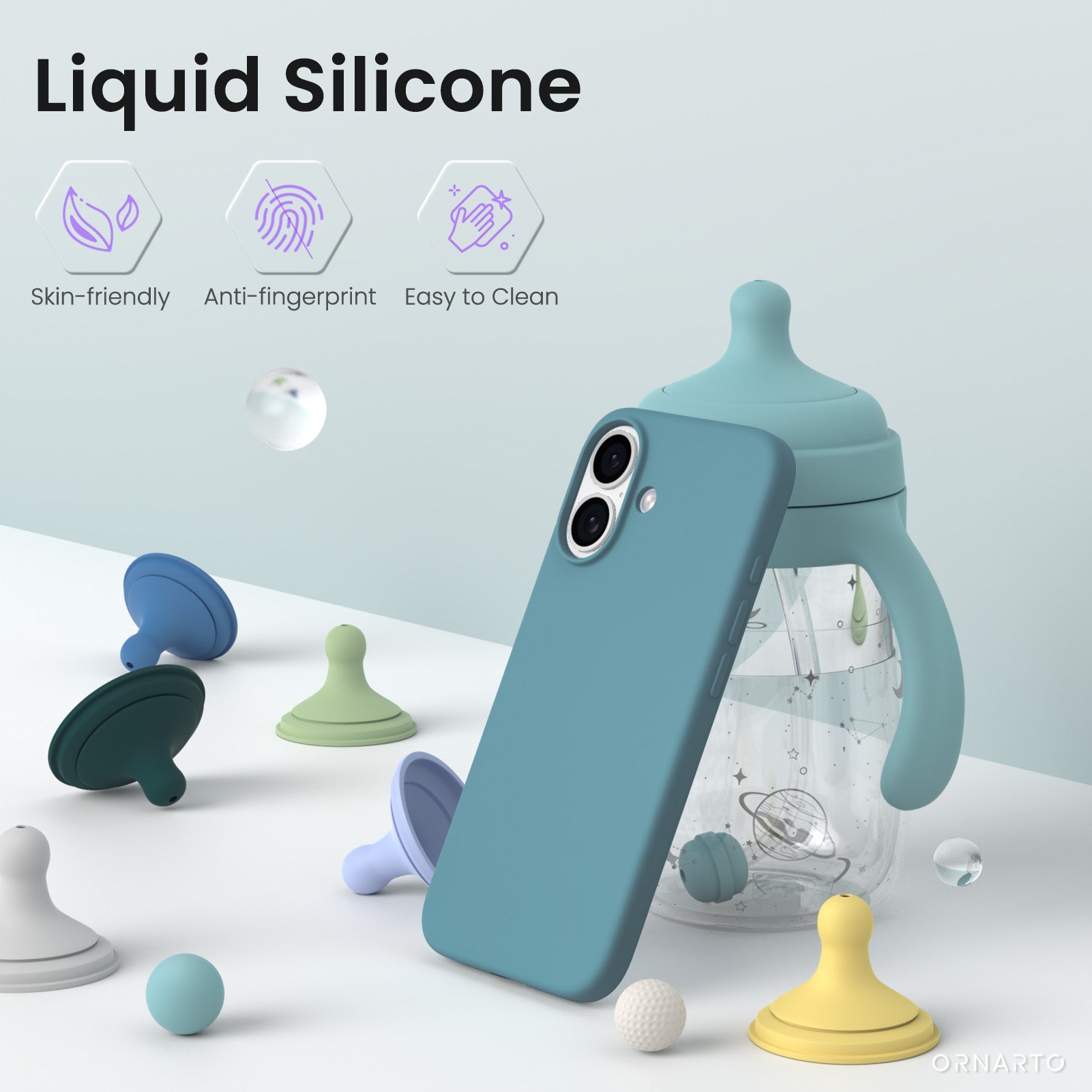 Liquid Silicone Case for iPhone 17 Series