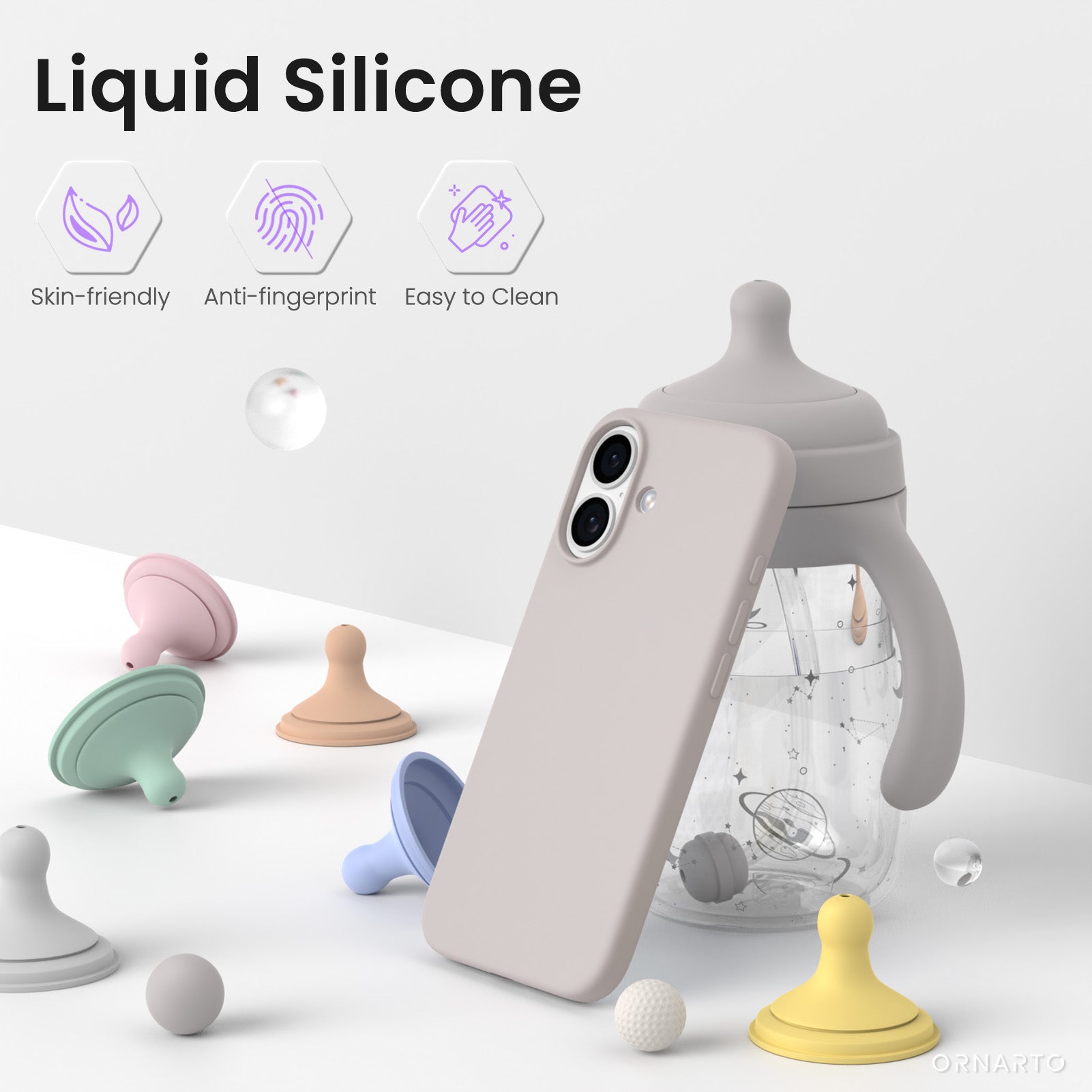 Liquid Silicone Case for iPhone 17 Series