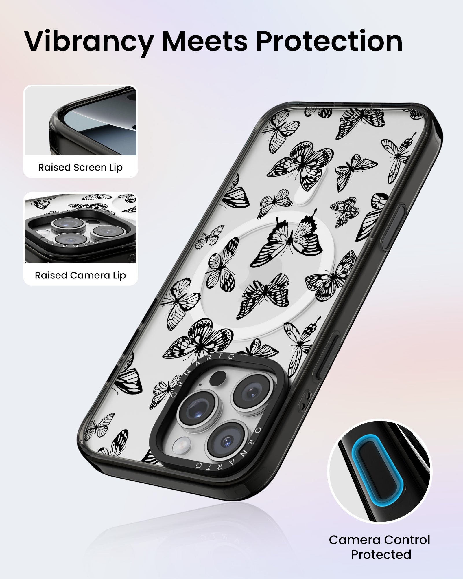 Patterned Clear Cases for iPhone 16 Pro / Pro Max