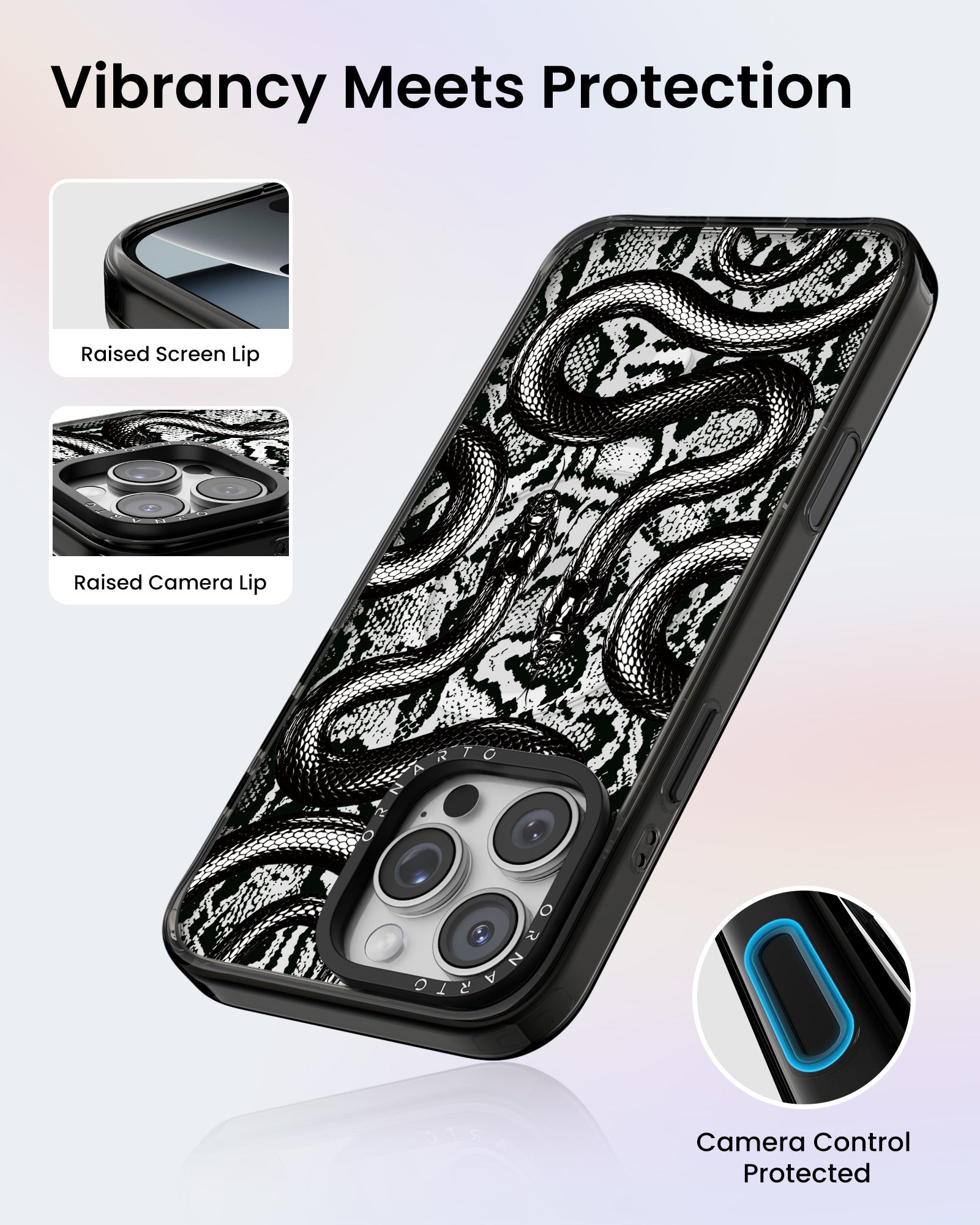 Patterned Clear Cases for iPhone 16 Pro / Pro Max