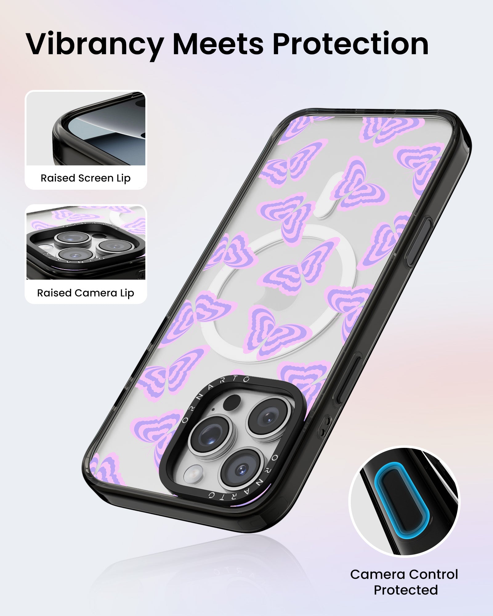 Patterned Clear Cases for iPhone 16 Pro / Pro Max