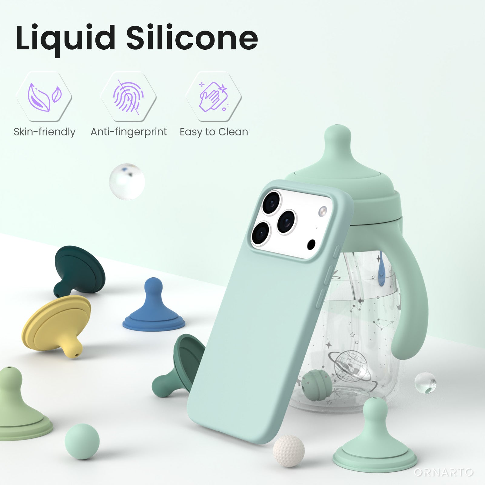 Liquid Silicone Case for iPhone 17 Series