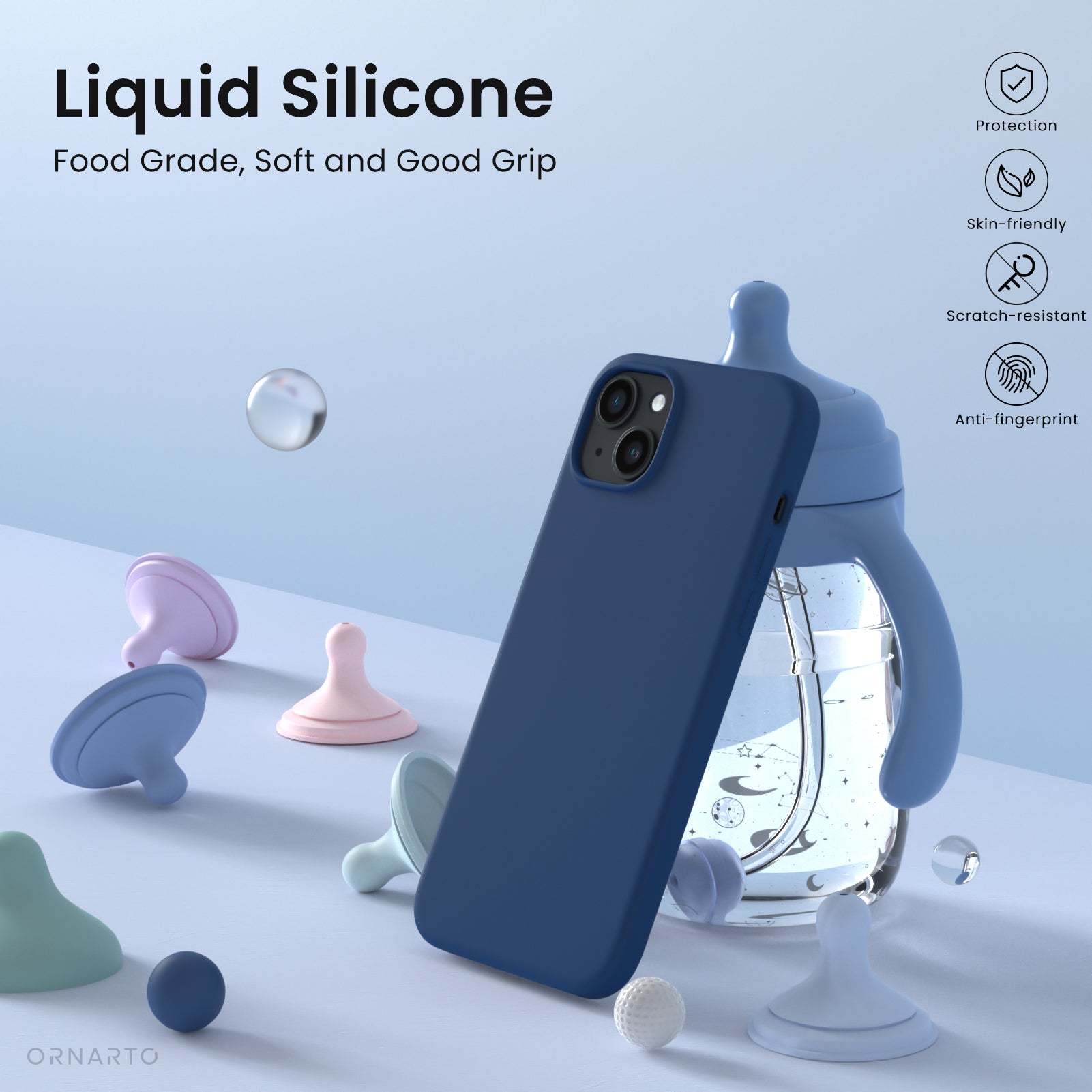Liquid Silicone Case for iPhone 14