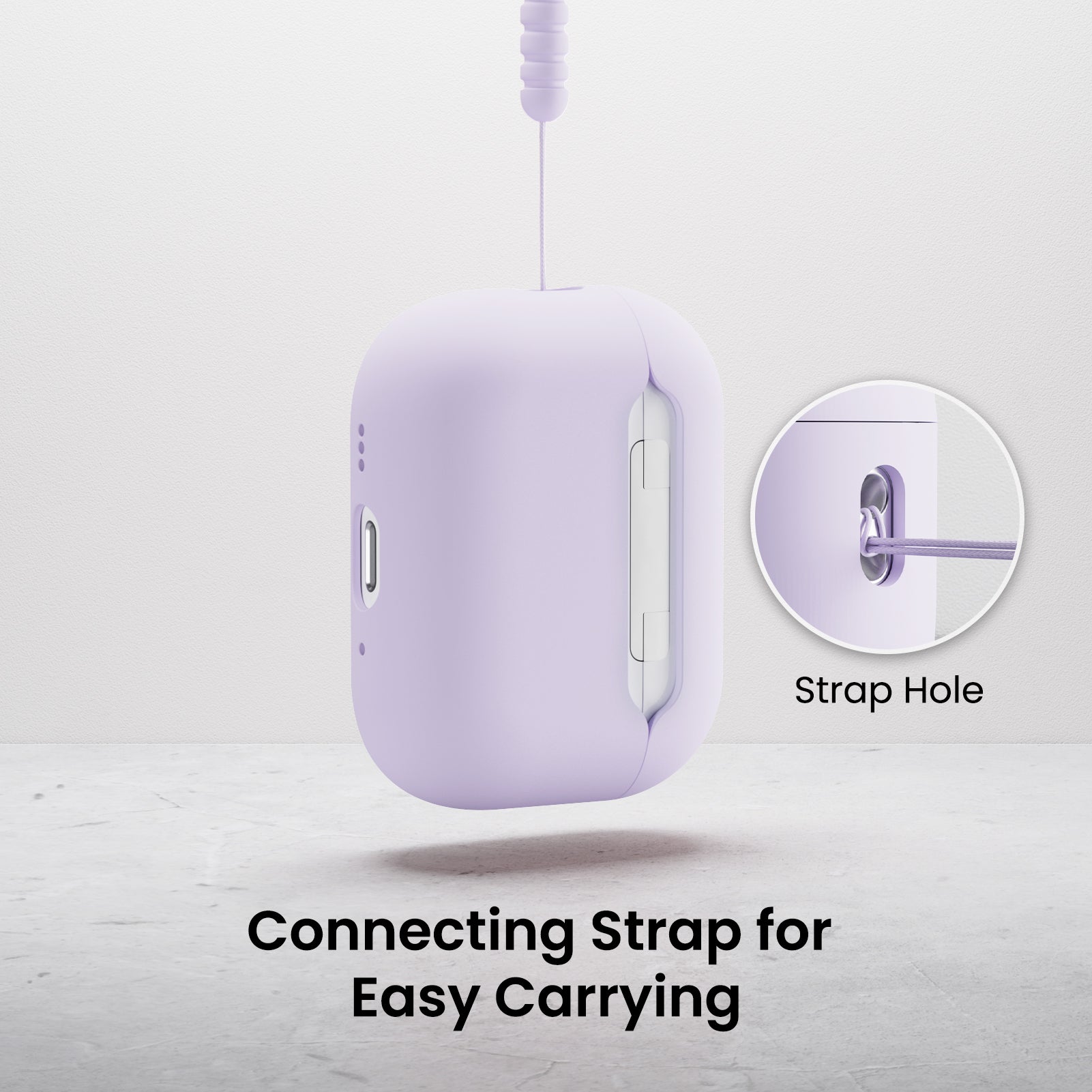 Liquid Silicone AirPods Pro 3 with Lanyard