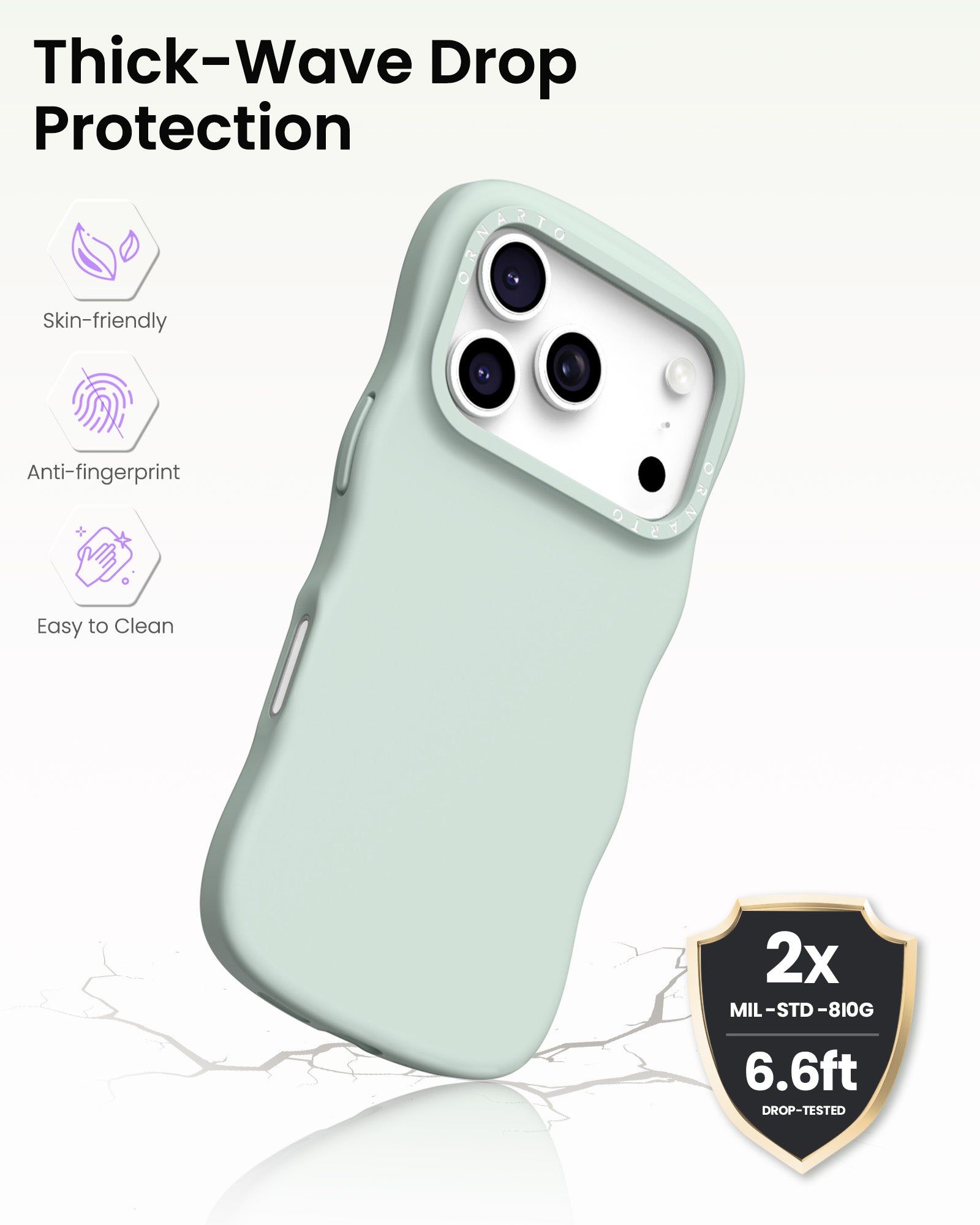 Wavy Liquid Silicone for iPhone 17 Series