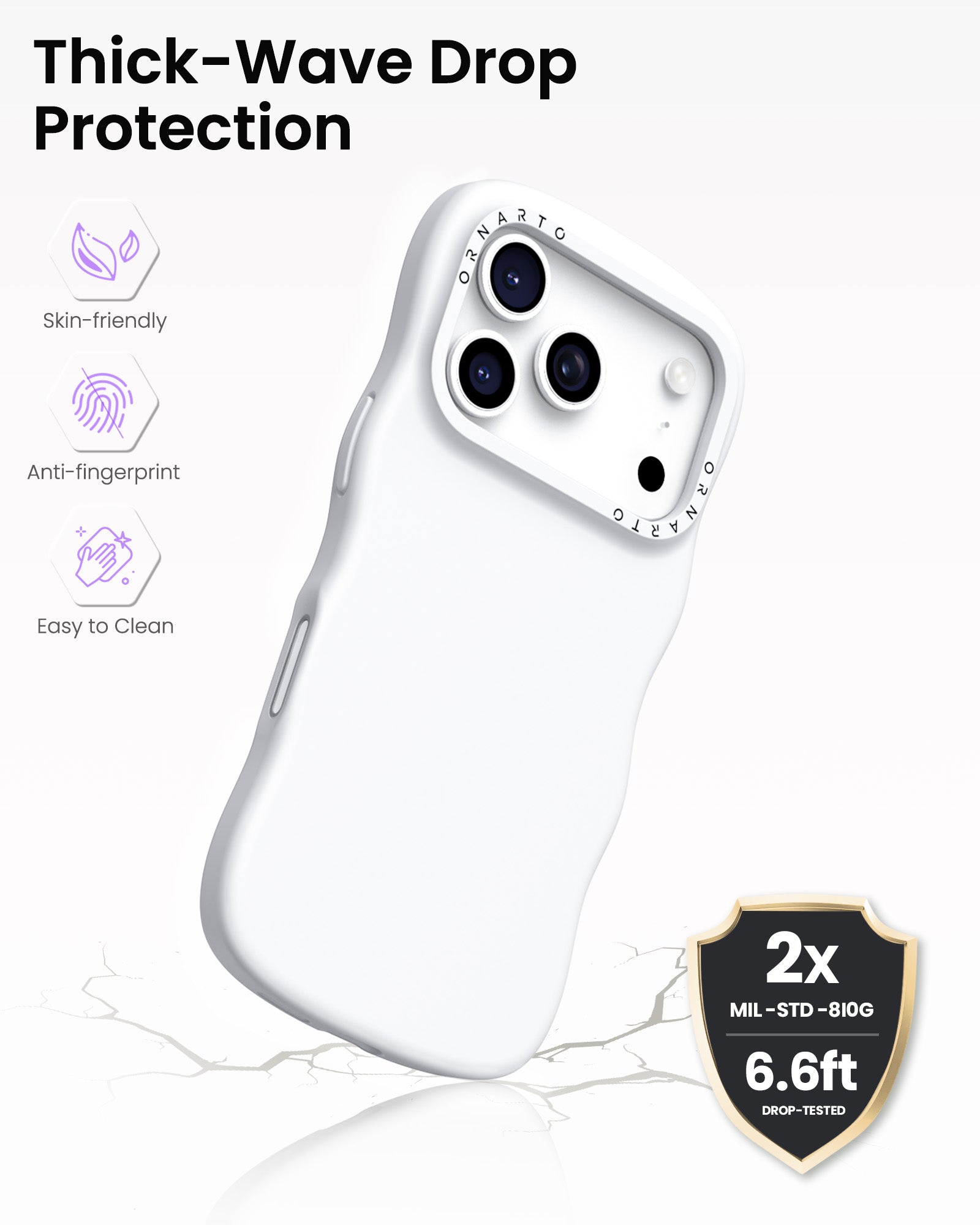 Wavy Liquid Silicone for iPhone 17 Series