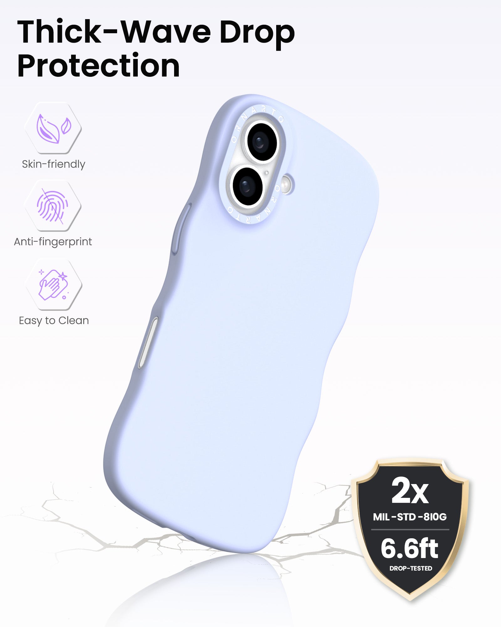 Wavy Liquid Silicone for iPhone 17 Series