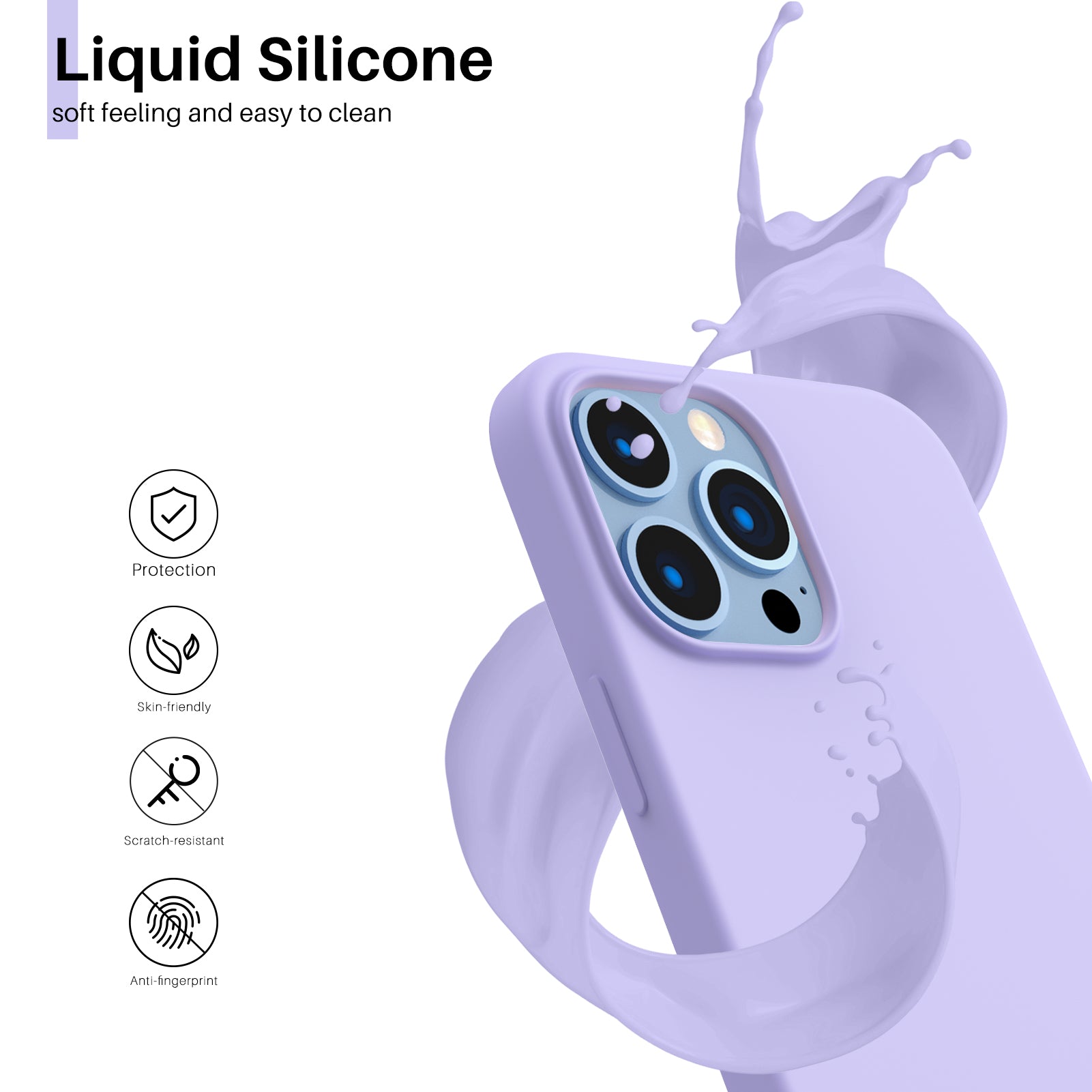 Liquid Silicone Case for iPhone 13 Pro Max