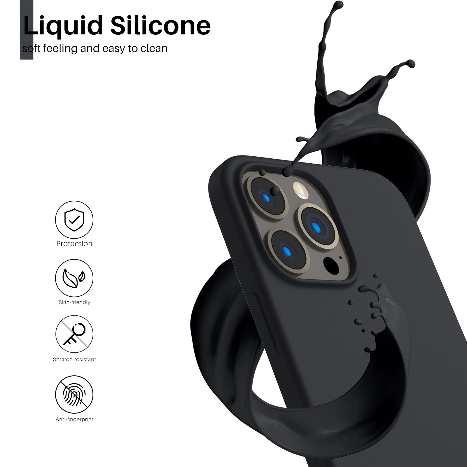 Liquid Silicone Case for iPhone 13 Pro Max