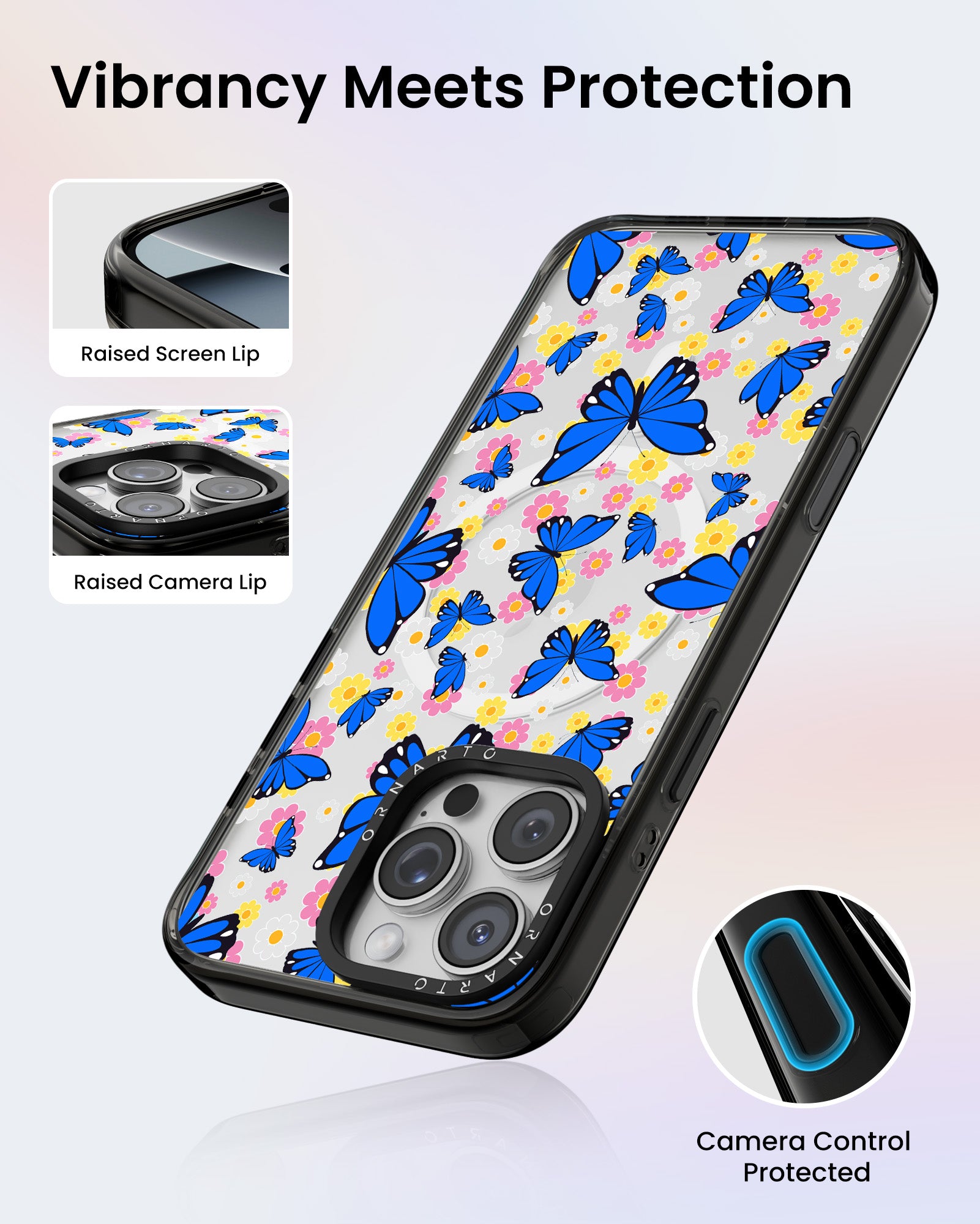 Patterned Clear Cases for iPhone 16 Pro / Pro Max