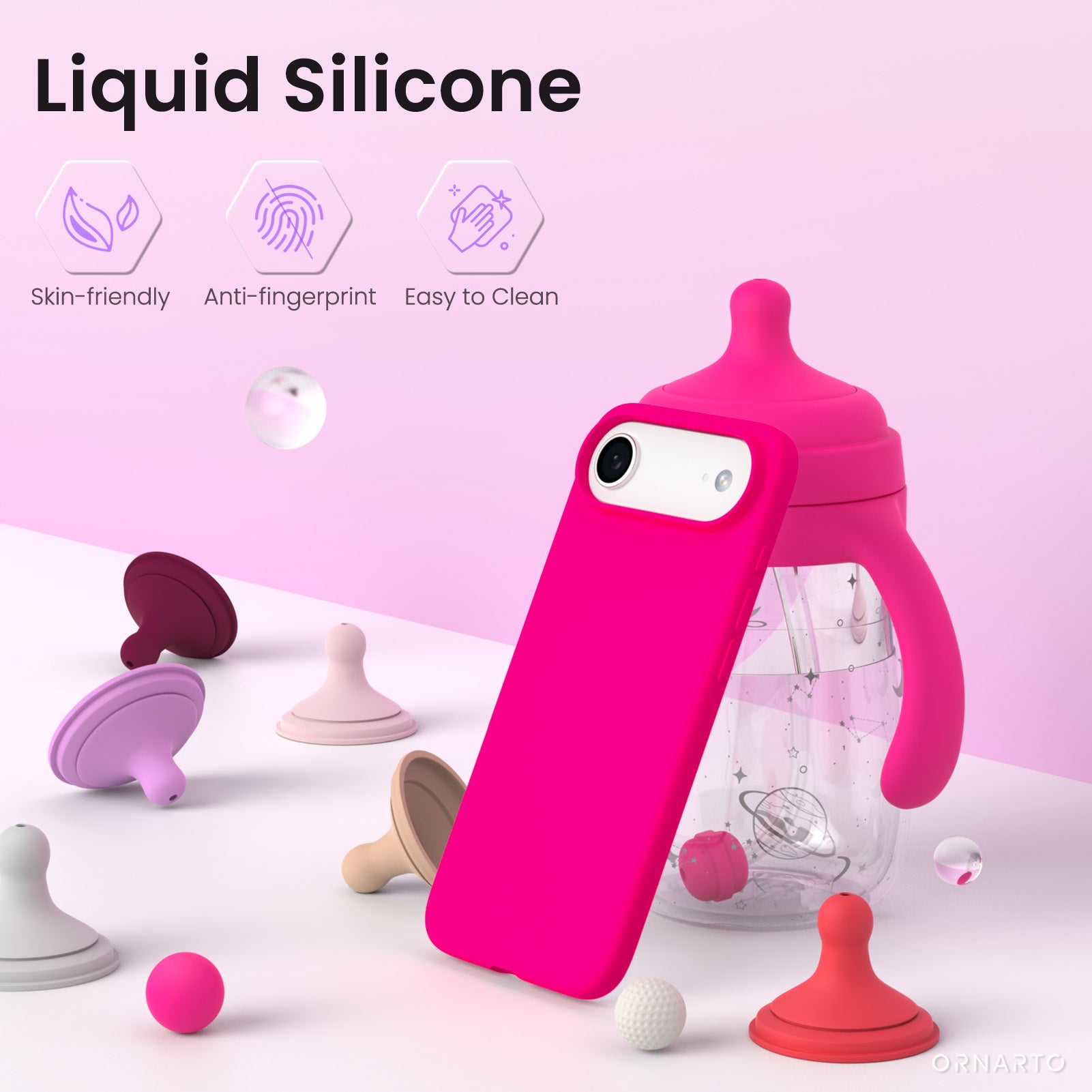 Liquid Silicone Case for iPhone 17 Series