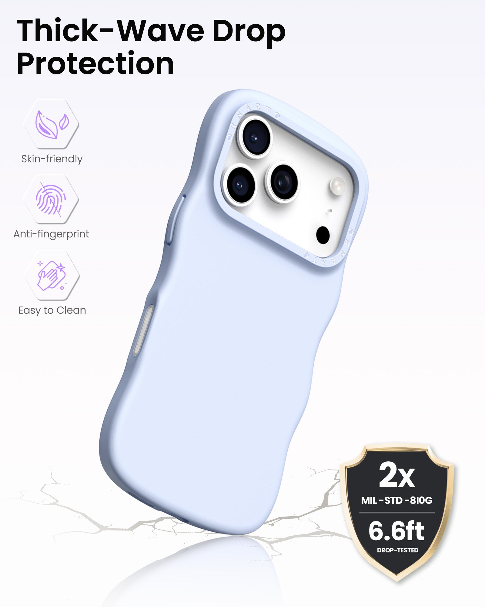 Wavy Liquid Silicone for iPhone 17 Series