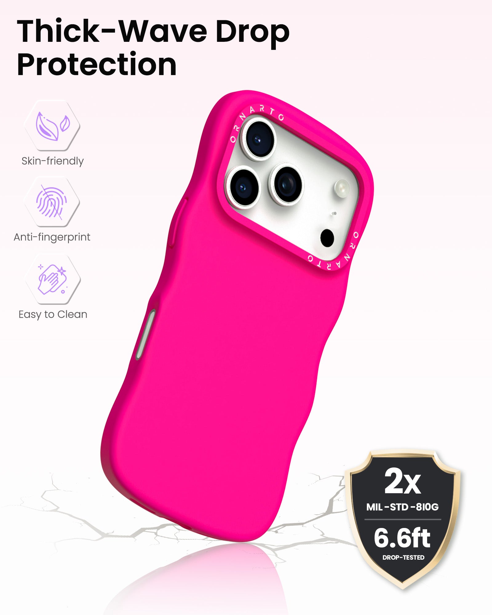 Wavy Liquid Silicone for iPhone 17 Series