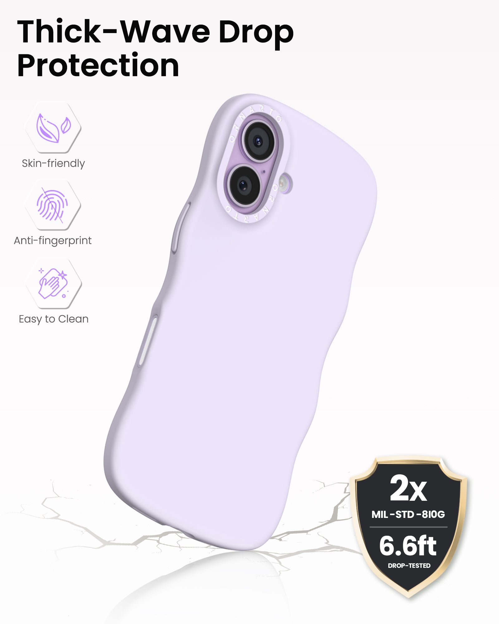 Wavy Liquid Silicone for iPhone 17 Series