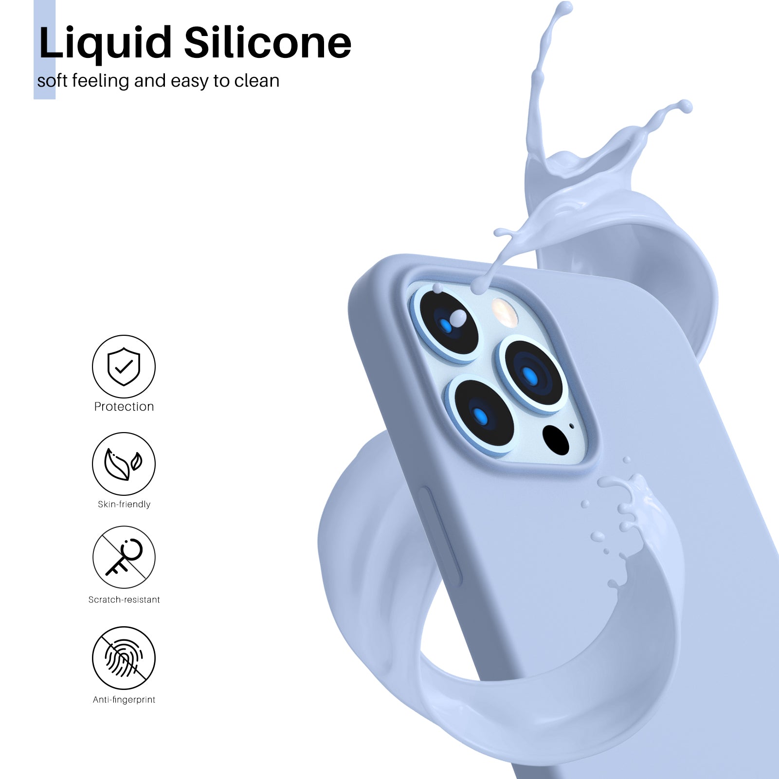 Liquid Silicone Case for iPhone 13 Pro Max