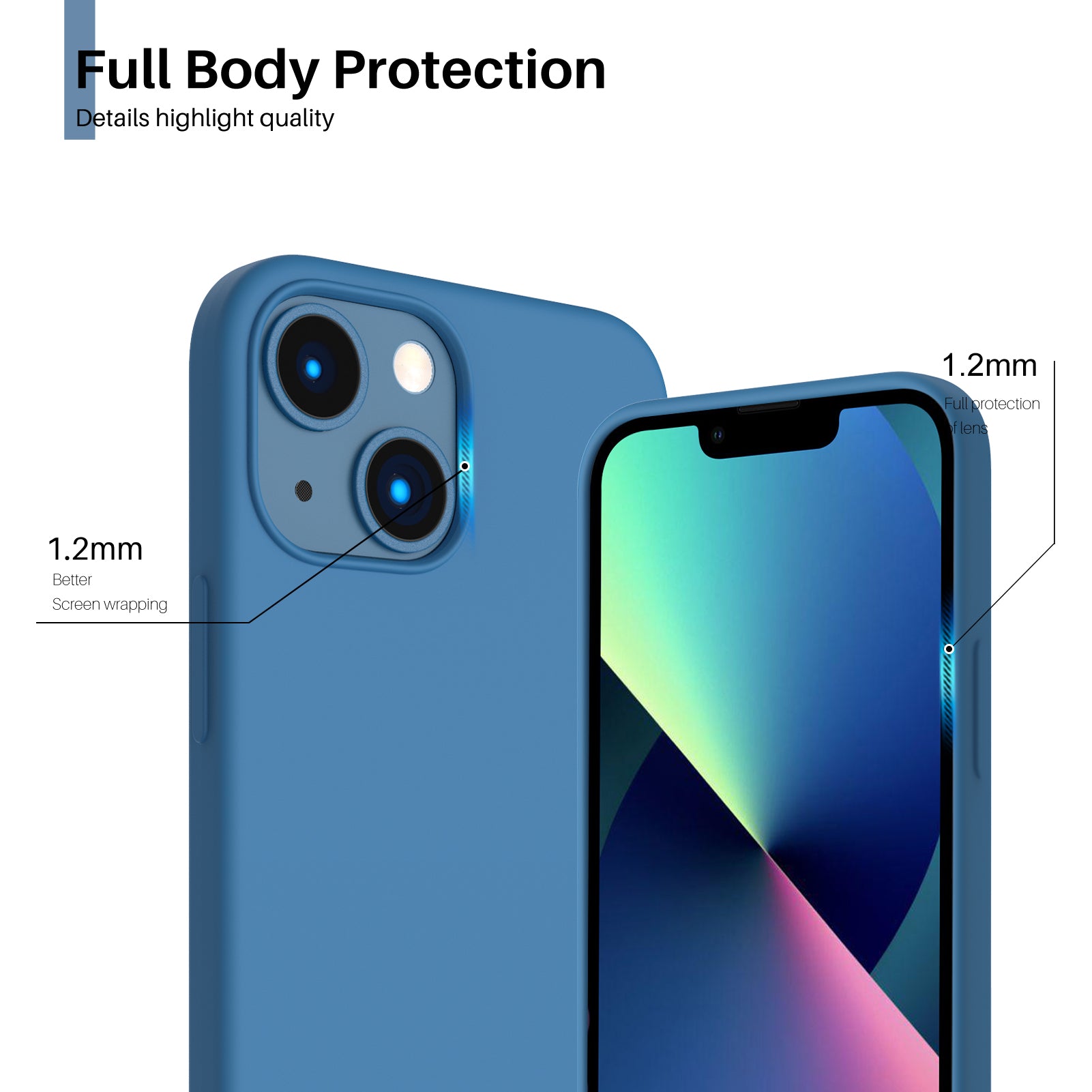 Liquid Silicone Case for iPhone 13 mini