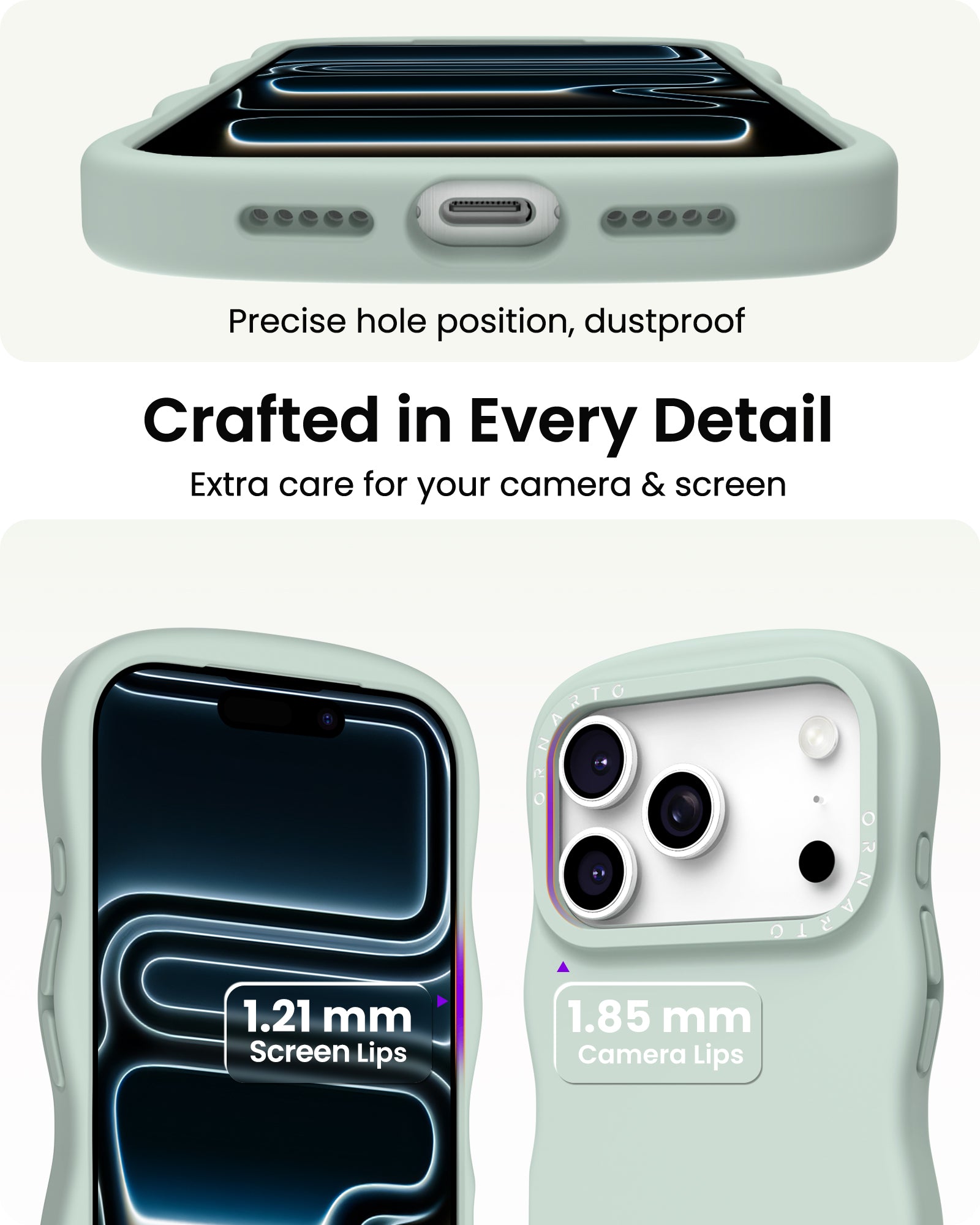 Wavy Liquid Silicone for iPhone 17 Series
