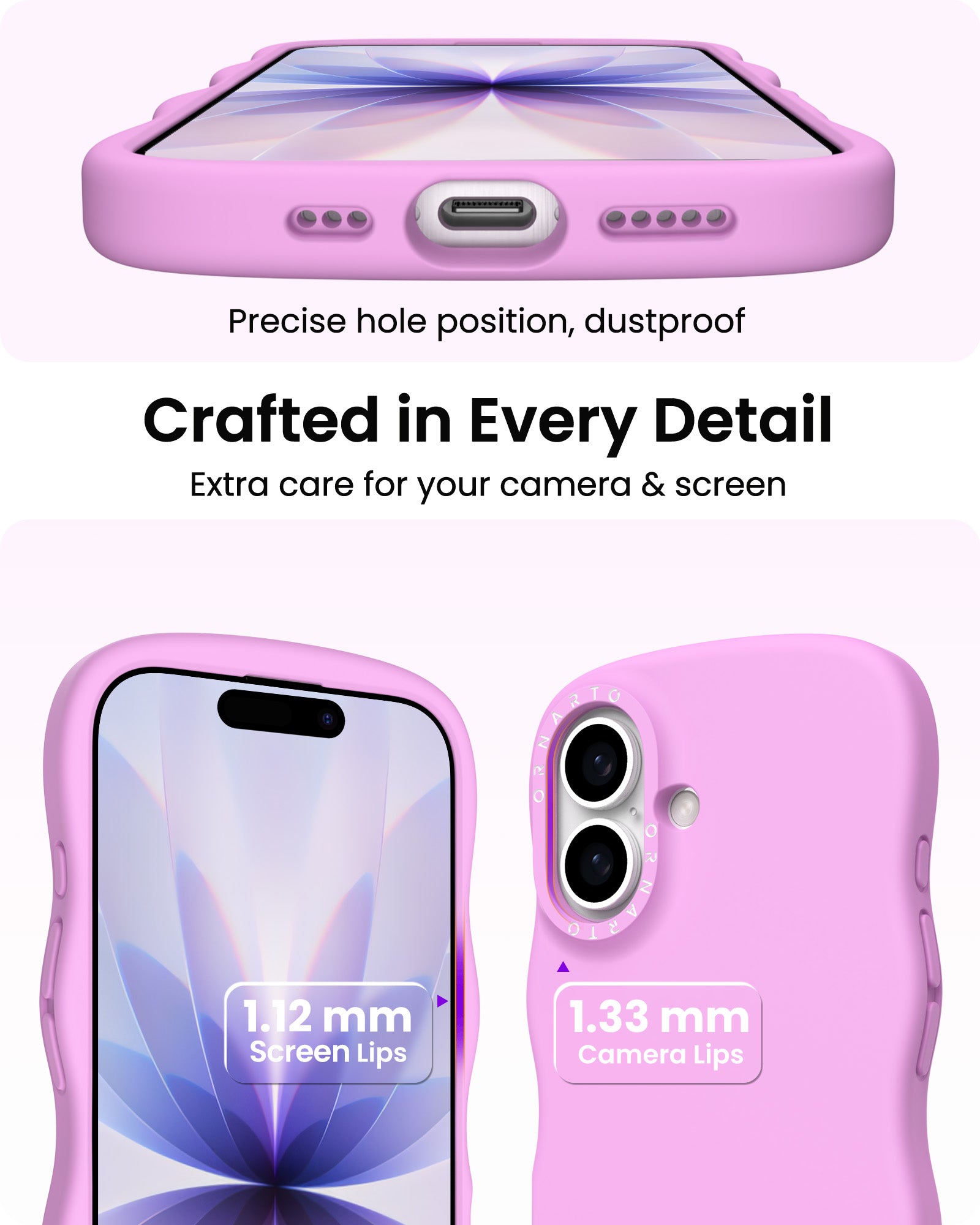 Wavy Liquid Silicone for iPhone 17 Series