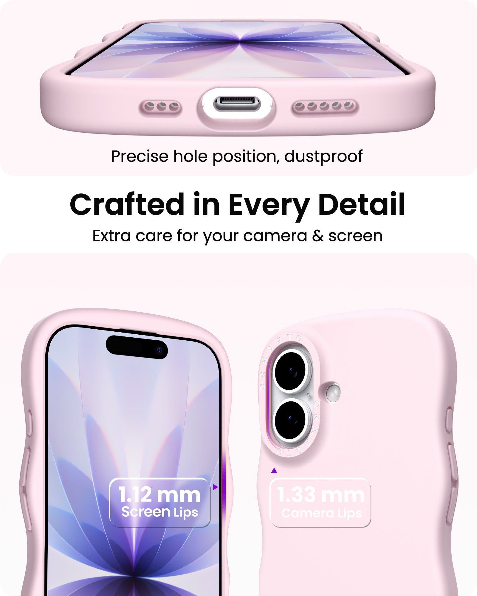 Wavy Liquid Silicone for iPhone 17 Series
