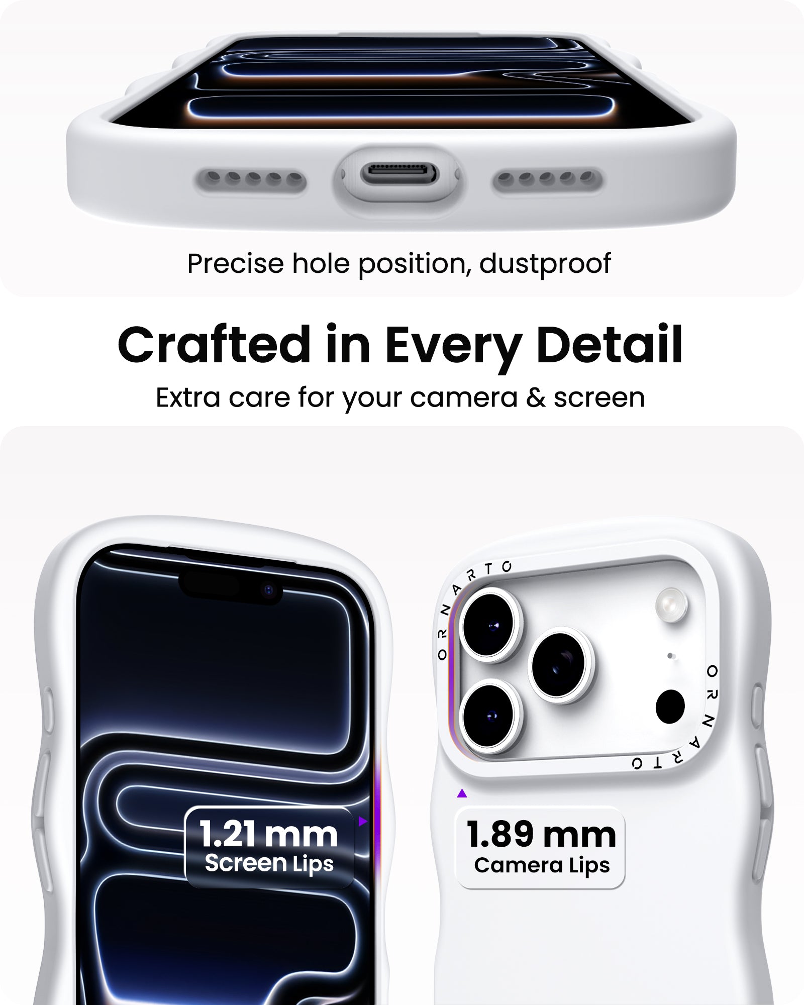 Wavy Liquid Silicone for iPhone 17 Series