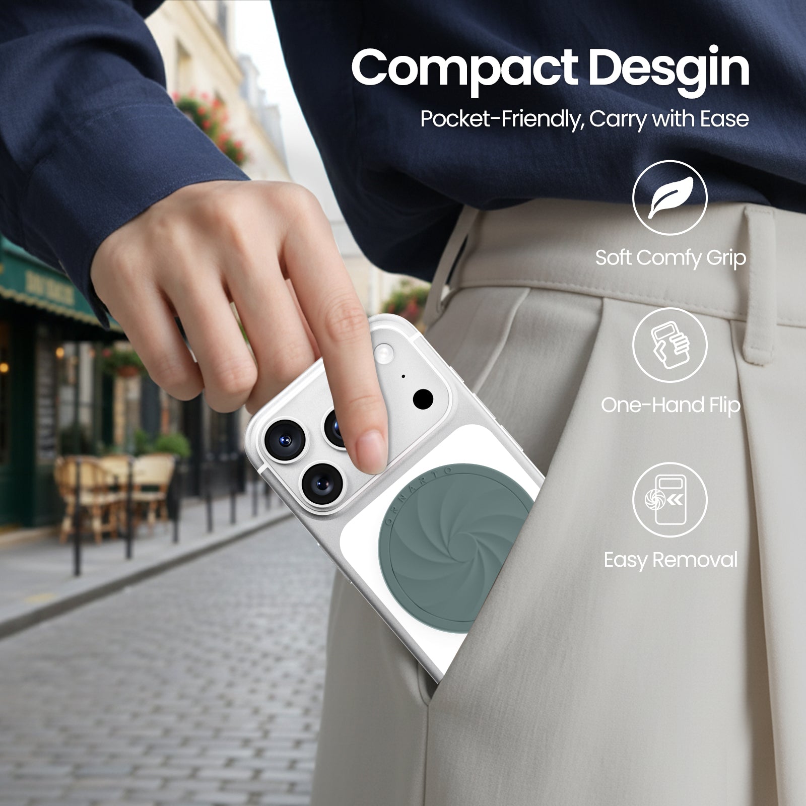 Vortuxe MagSafe Grip Stand for Phone Case