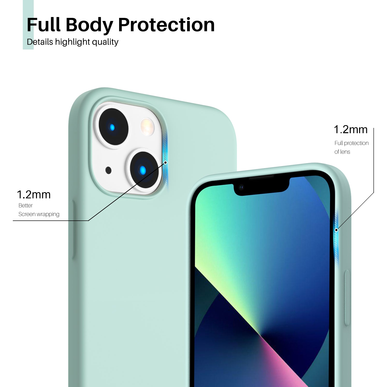 Liquid Silicone Case for iPhone 13 mini