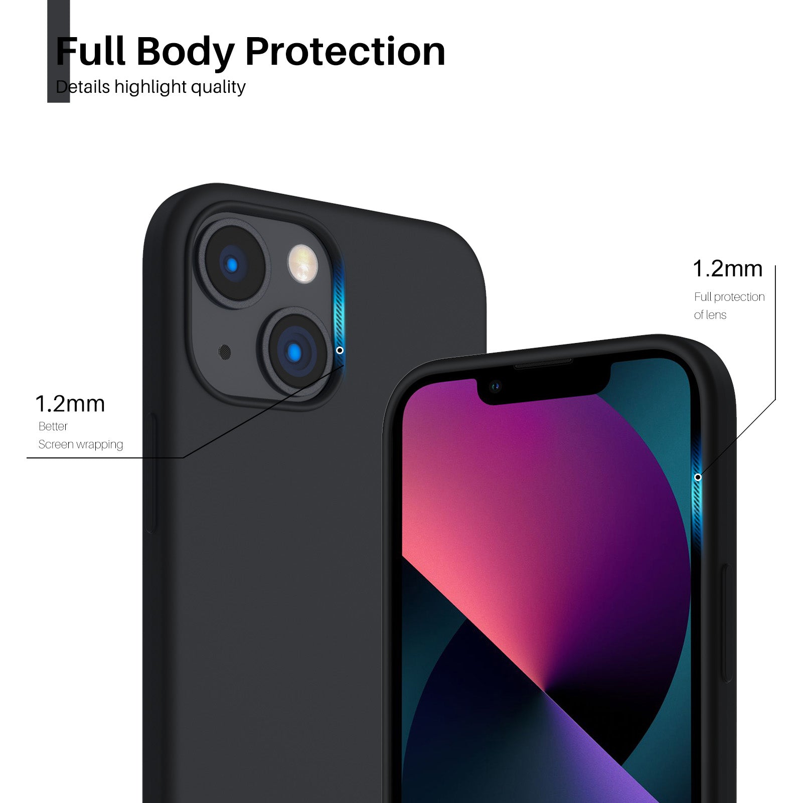 Liquid Silicone Case for iPhone 13 mini