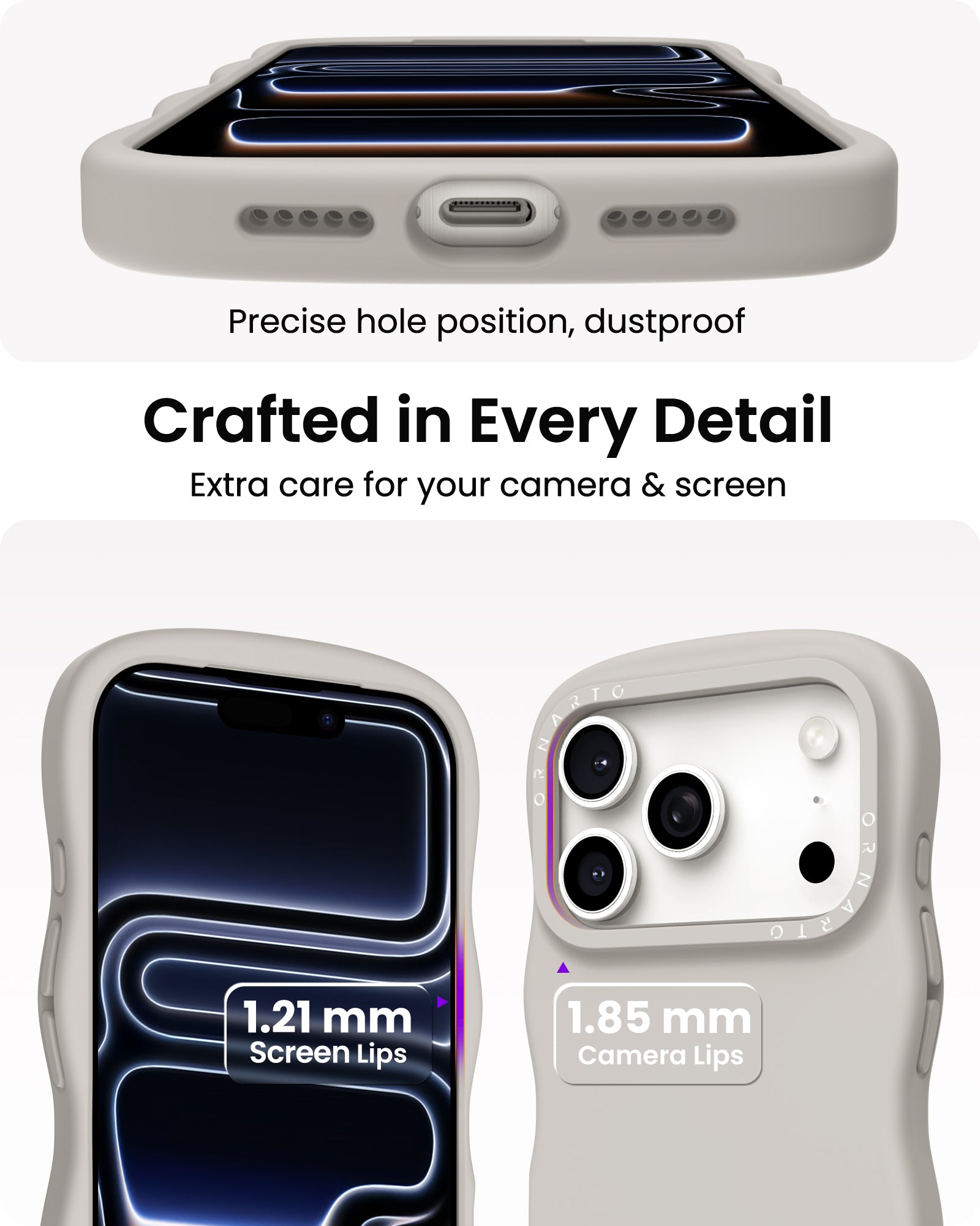 Wavy Liquid Silicone for iPhone 17 Series