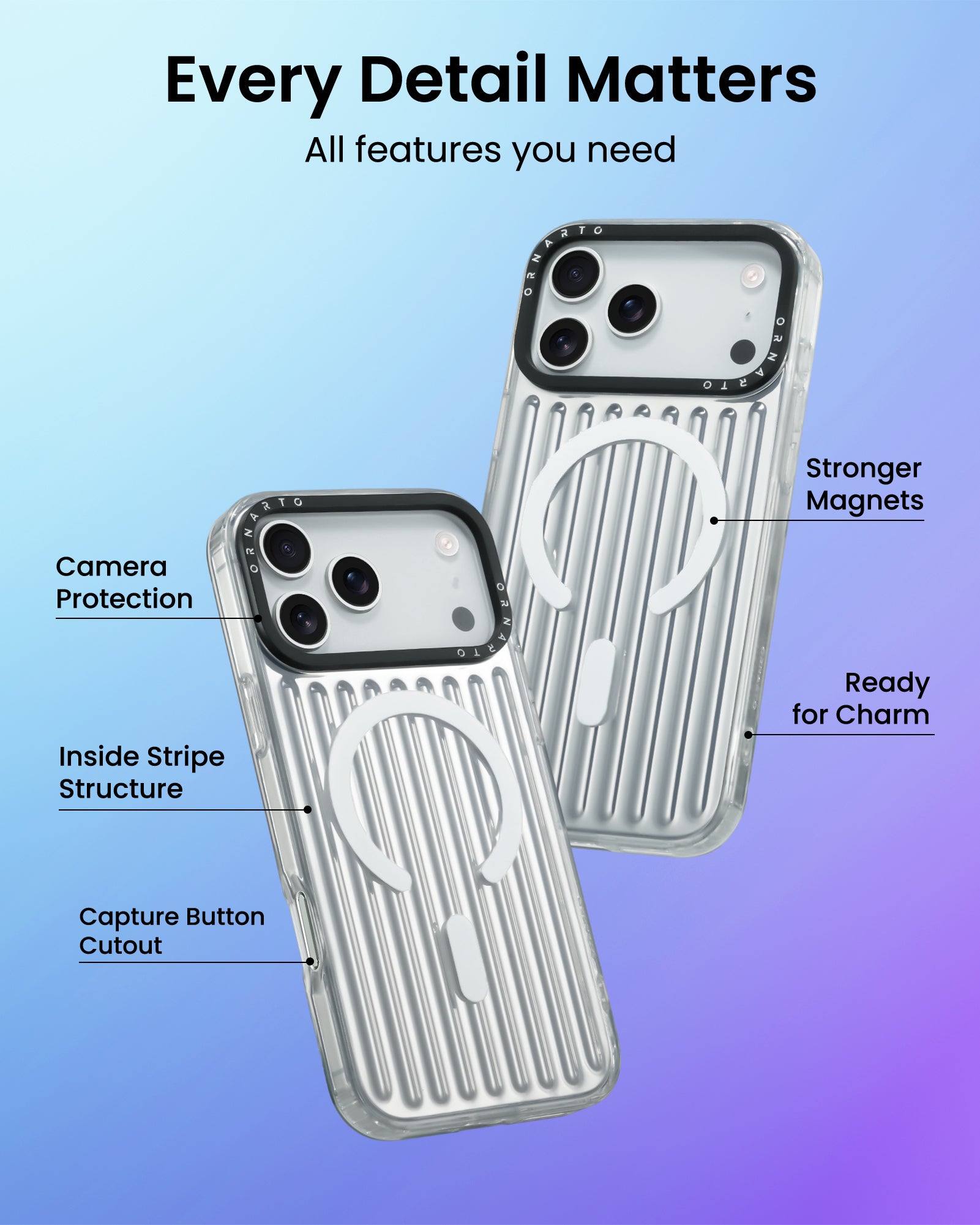 Iridescent Luggage Glow Case for iPhone 17 Pro | Pro Max