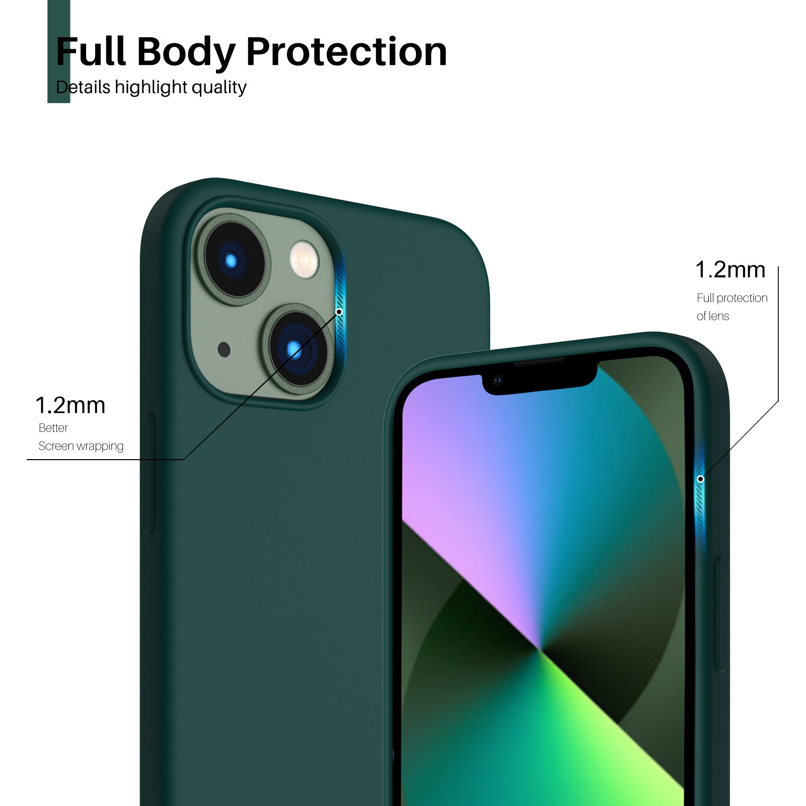 Liquid Silicone Case for iPhone 13 mini