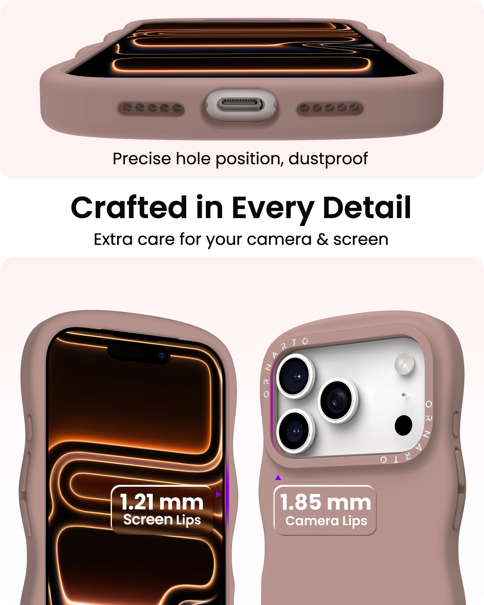 Wavy Liquid Silicone for iPhone 17 Series