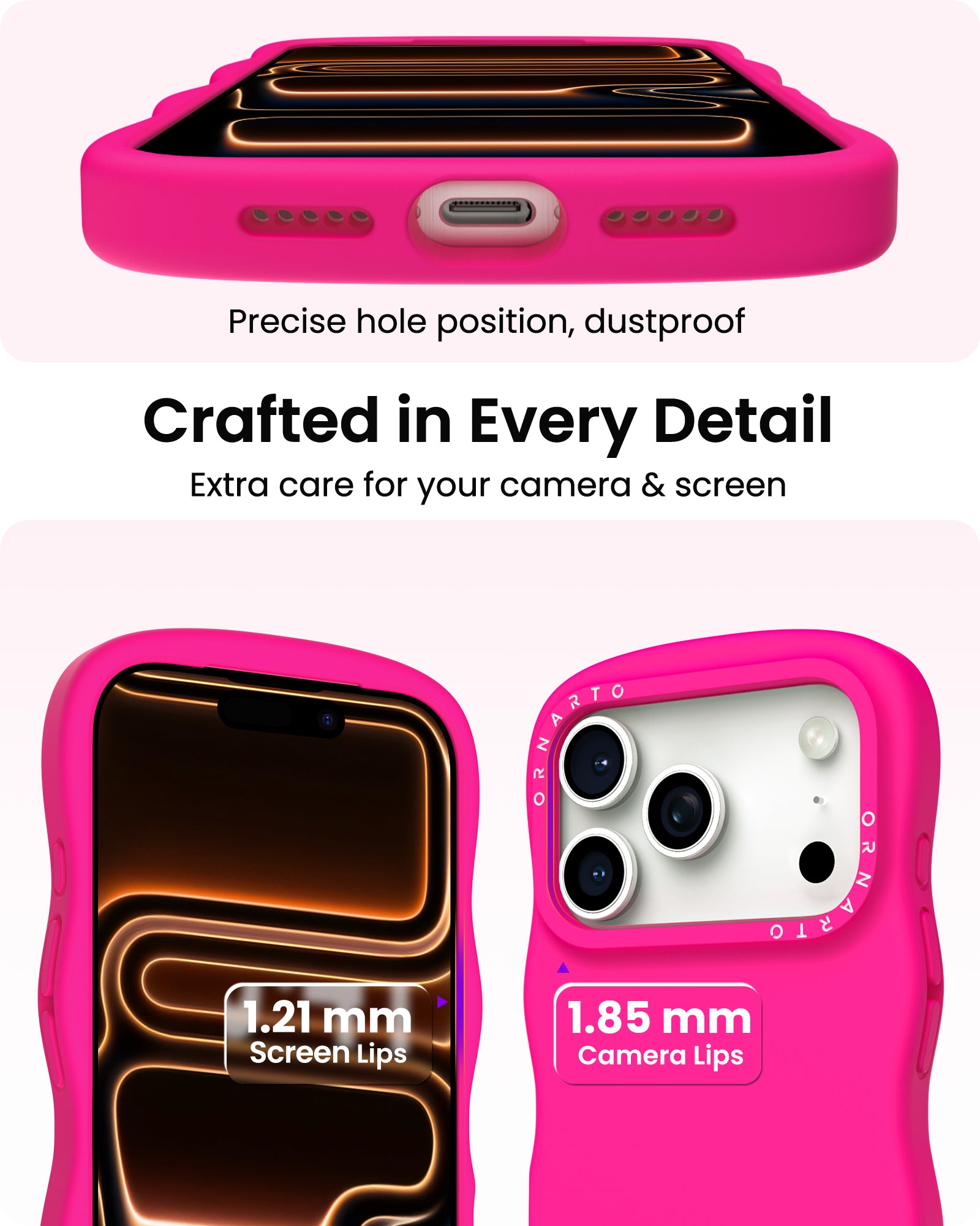 Wavy Liquid Silicone for iPhone 17 Series