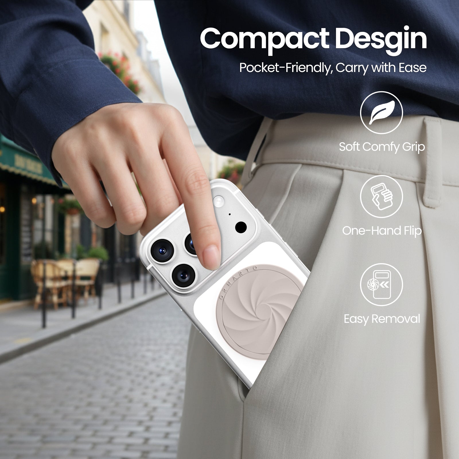 Vortuxe MagSafe Grip Stand for Phone Case