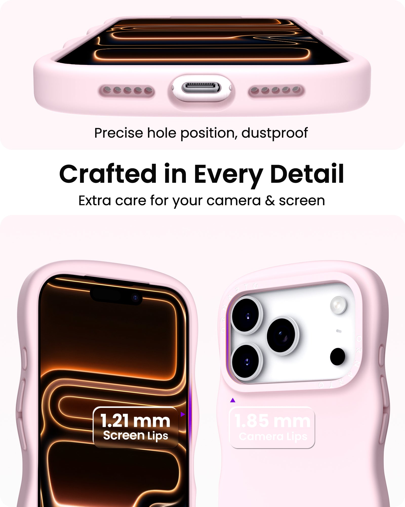 Wavy Liquid Silicone for iPhone 17 Series