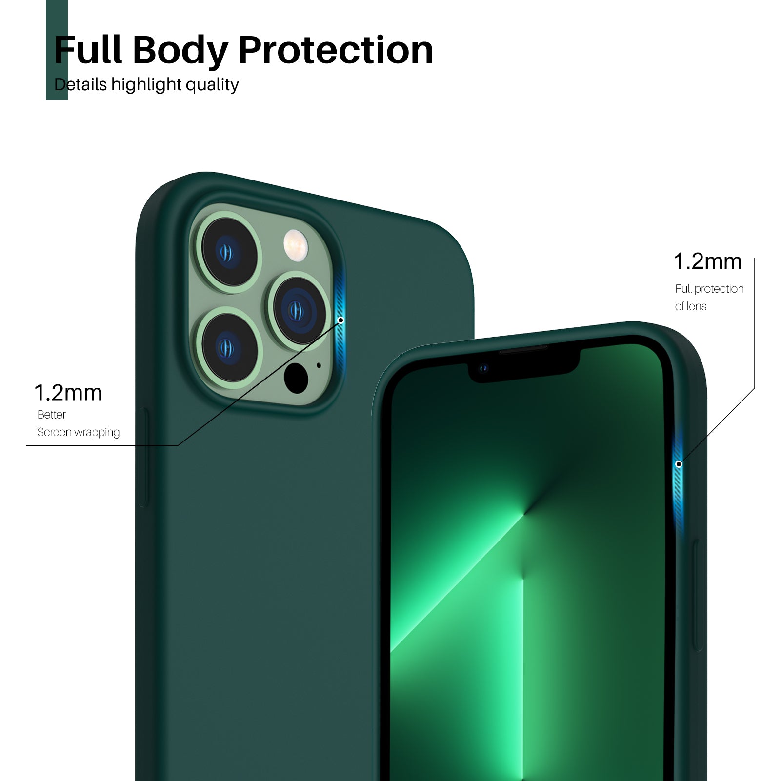 Liquid Silicone Case for iPhone 13 Pro Max