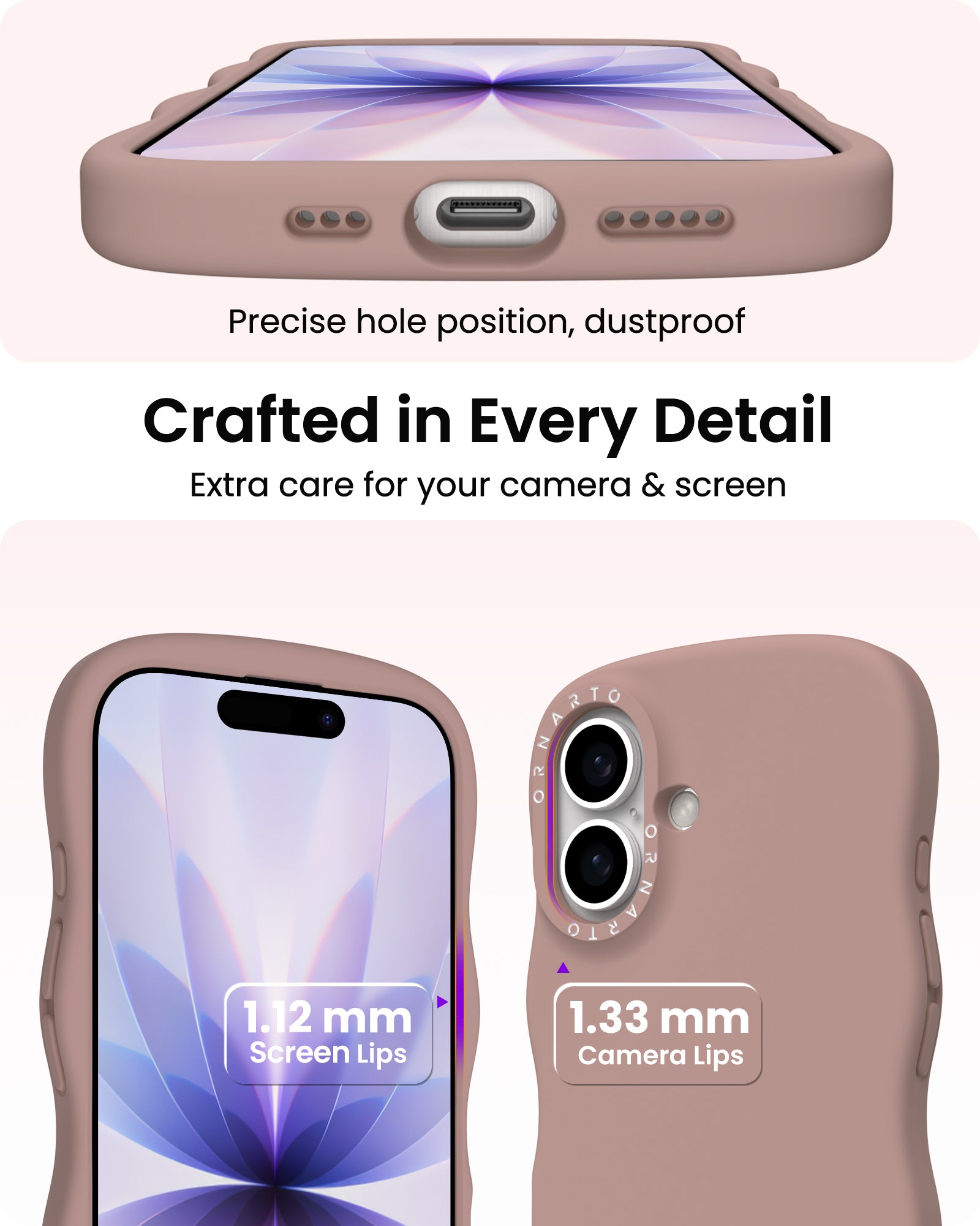 Wavy Liquid Silicone for iPhone 17 Series